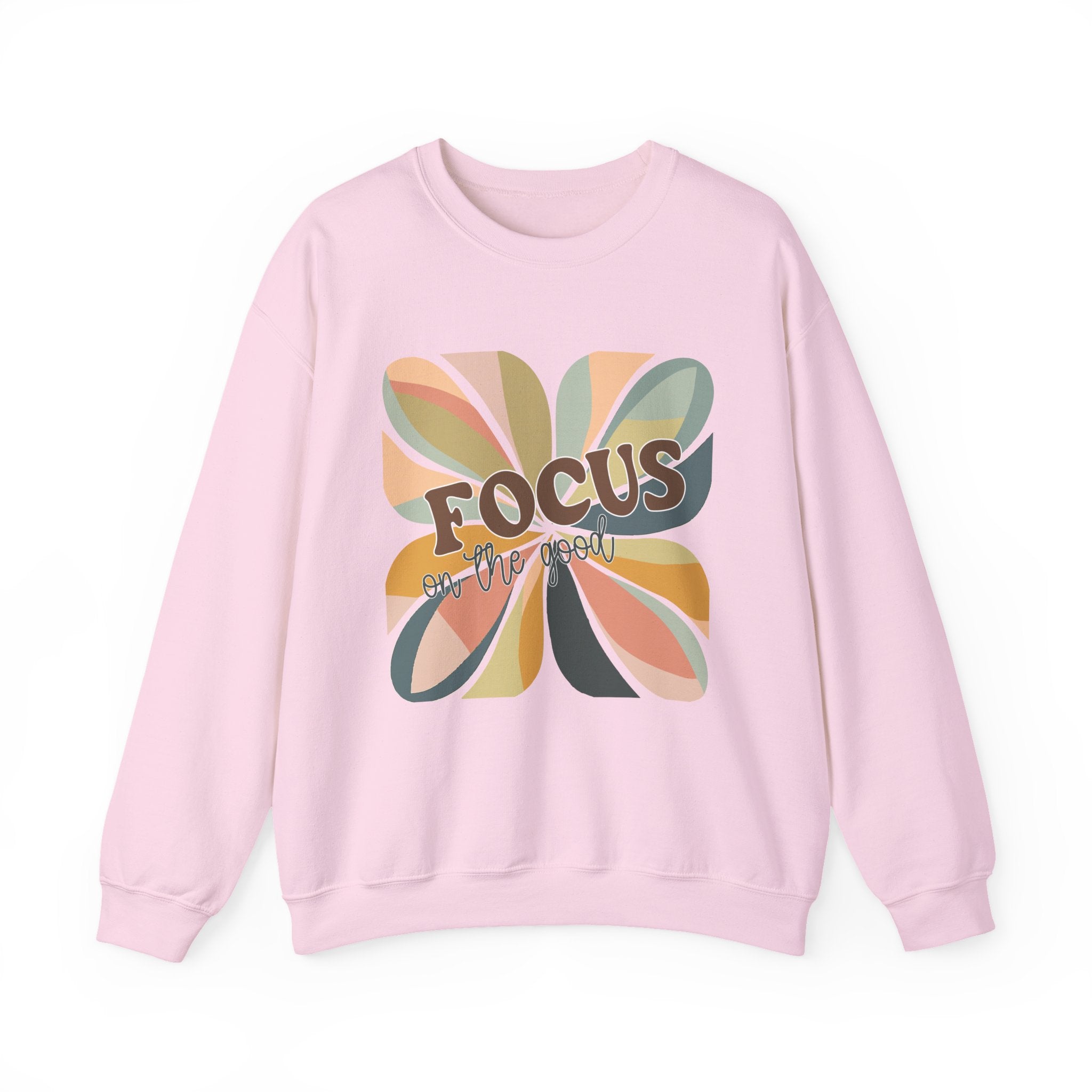 Positive Vibes Sweatshirt, Inspirational Jumper, Motivational Pullover, Good Vibes Apparel, Focus on the Good Shirt