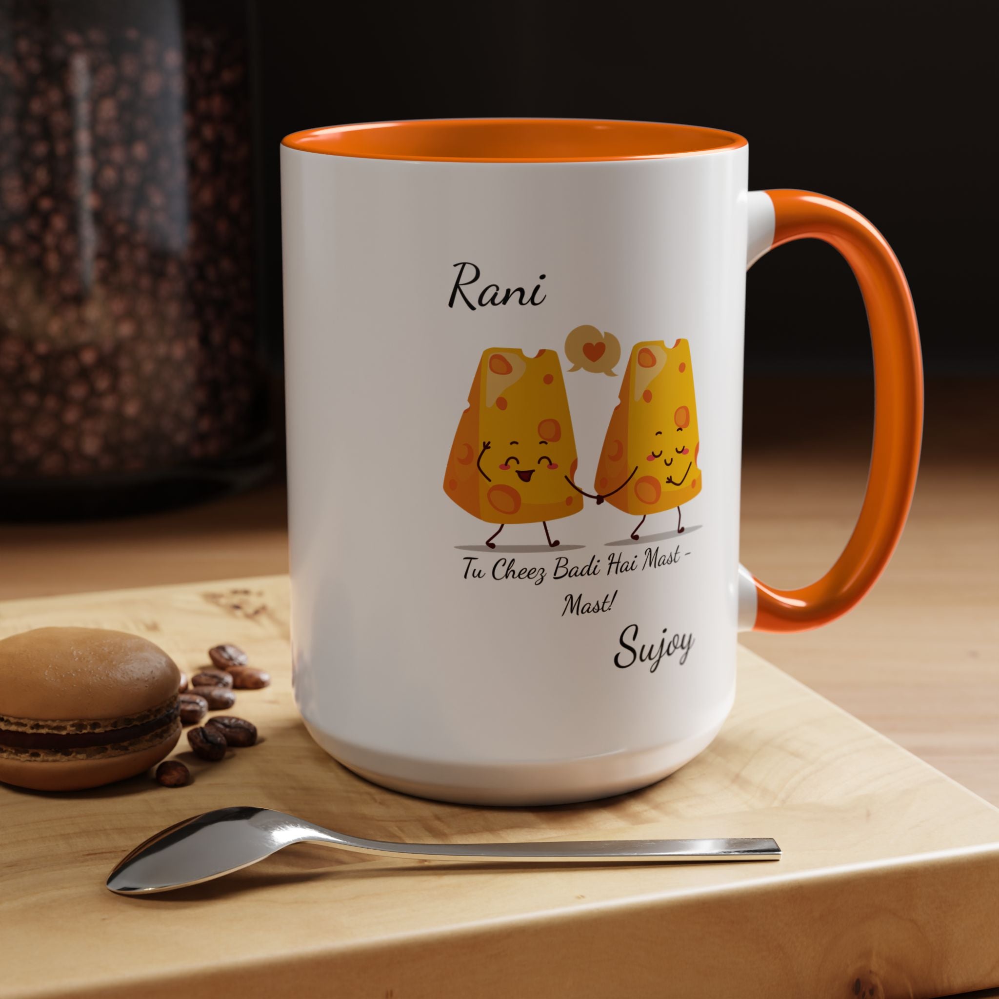 Tu Cheez Badi Hai Mast Mug Lifestyle Mockup | Nutty Designs