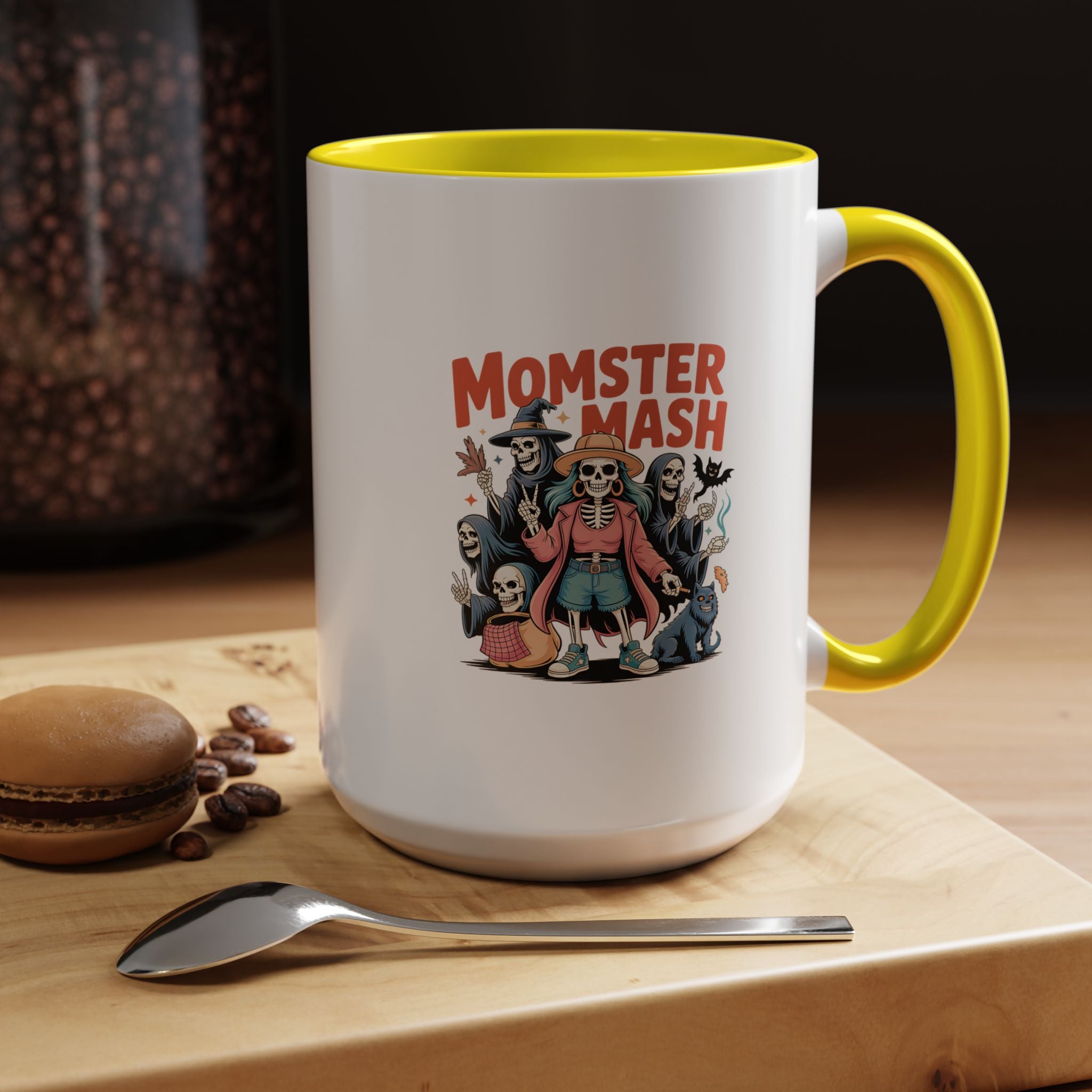 Momster Mash | Funny Coffee Mug, Sarcastic Tea Cup, Unique Gift Idea
