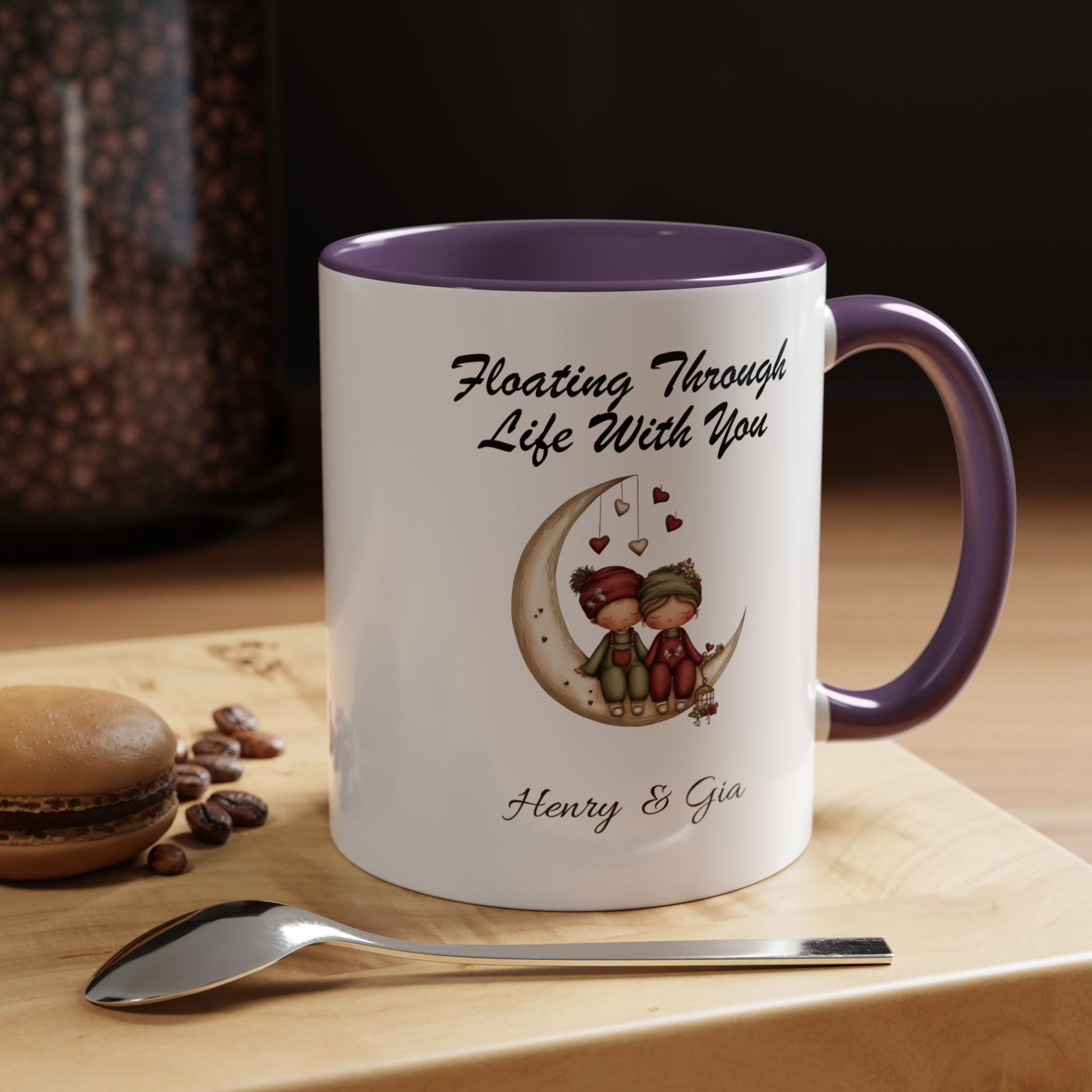 Floating Through Life With You Mug Lifestyle Mockup | Nutty Designs