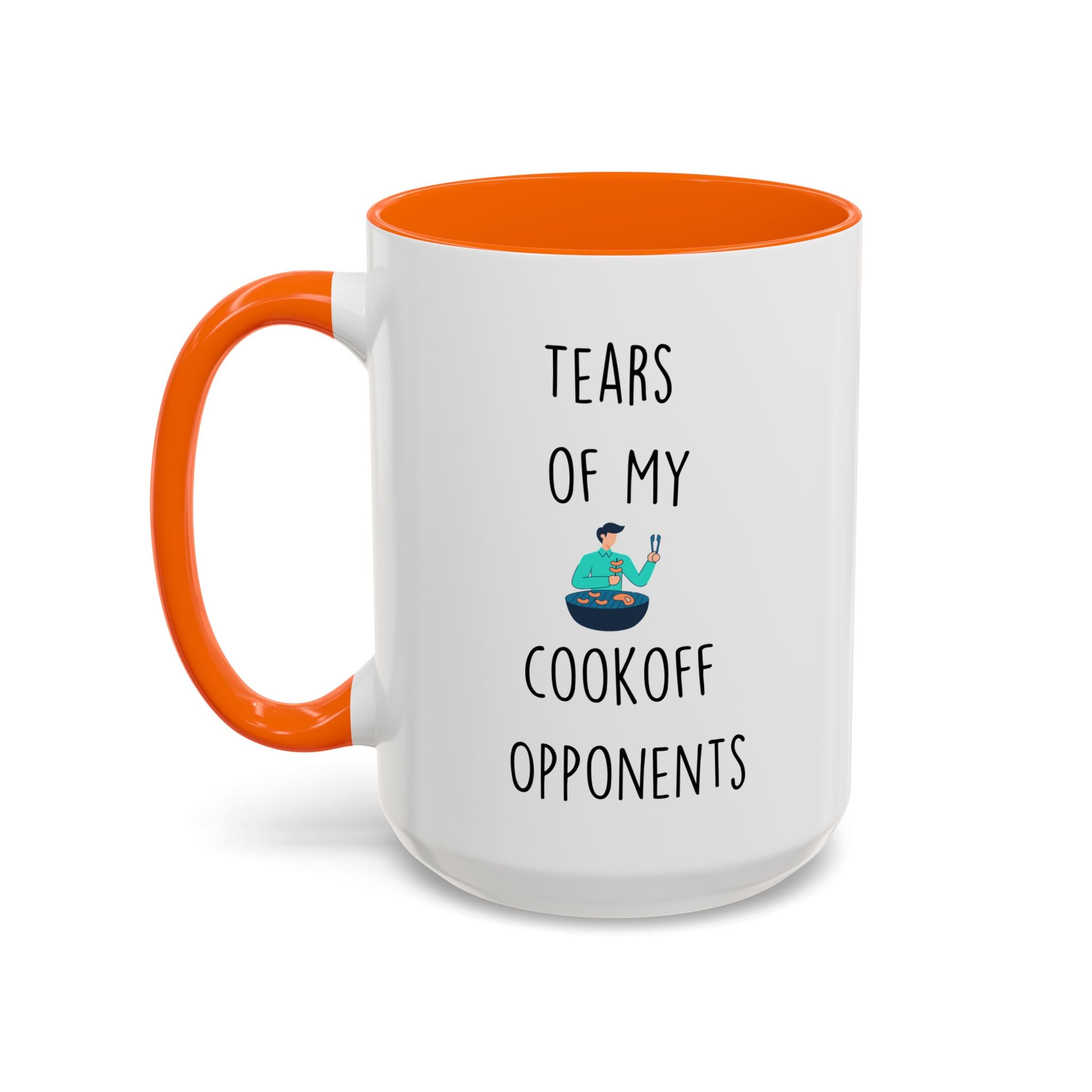 Funny Coffee Mug, Personalized Mug, Tears Of My Cookoff Opponents, Accent Cup (11, 15oz), Sarcastic Mug,  Tea Coffee Cup, Gift Under 20
