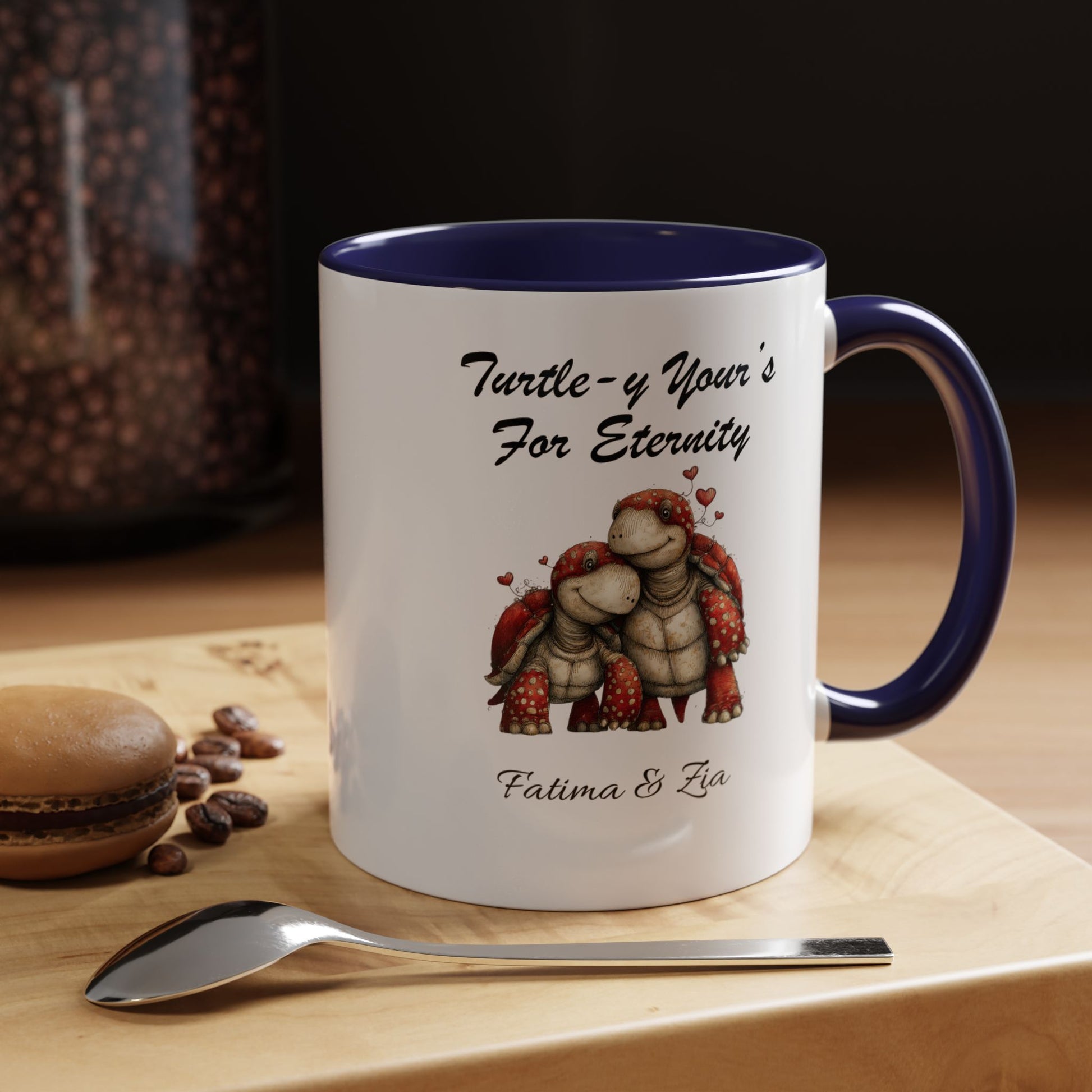 Turtle-y Yours Illustration Mug Lifestyle Mockup | Nutty Designs