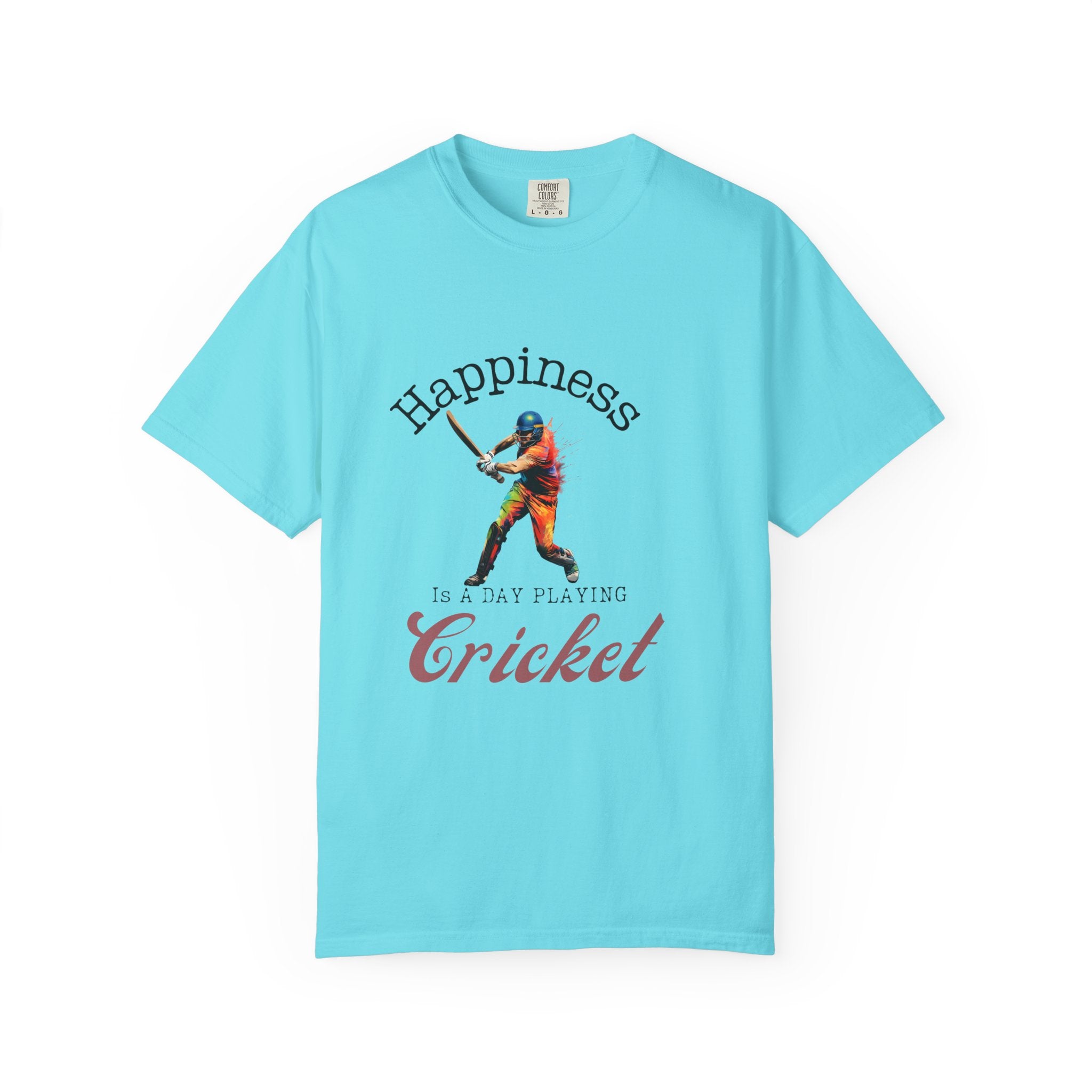 Happiness Is A Day Playing Cricket, unique desi style cricket lover gift tshirt, IPL/T20 world cup tees Unisex T-shirt