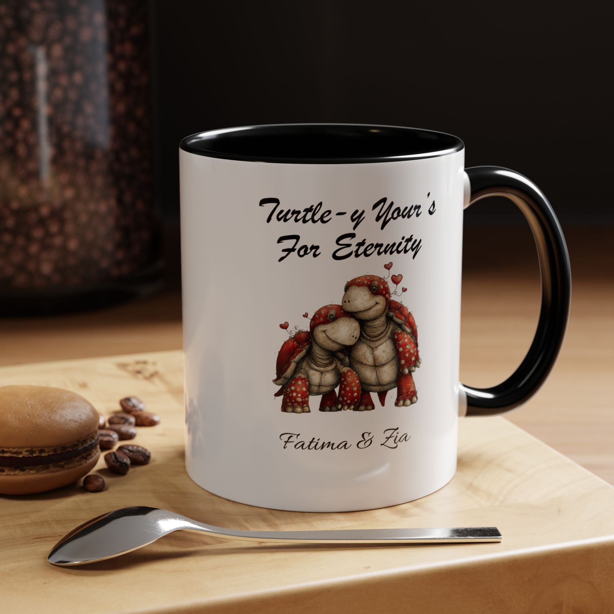 Turtle-y Yours Illustration Mug Lifestyle Mockup | Nutty Designs
