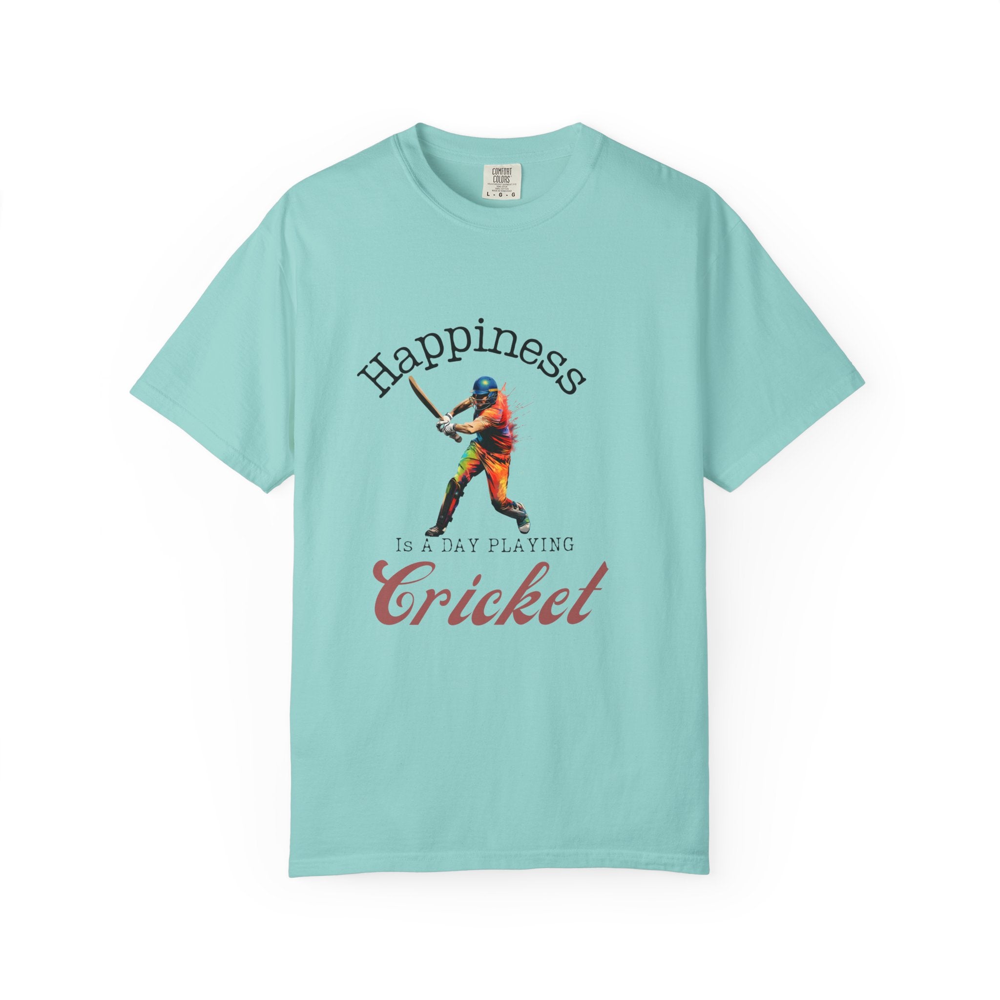 Happiness Is A Day Playing Cricket, unique desi style cricket lover gift tshirt, IPL/T20 world cup tees Unisex T-shirt