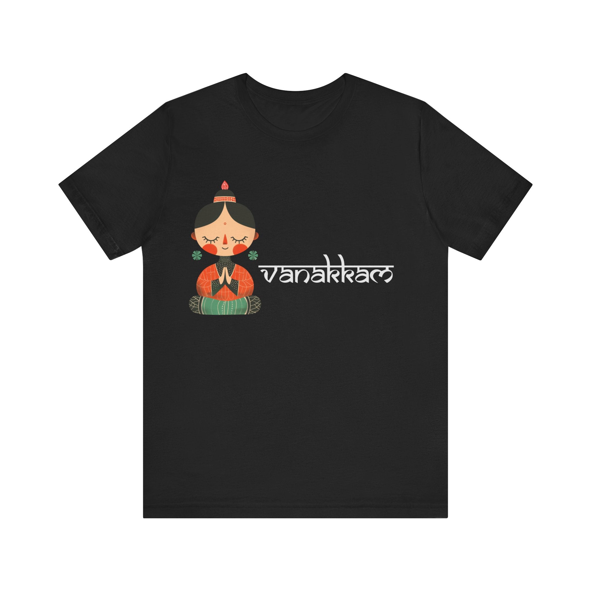 Vanakkam Desi Funny Greeting Tshirt/T-shirt Unisex Jersey  Tee