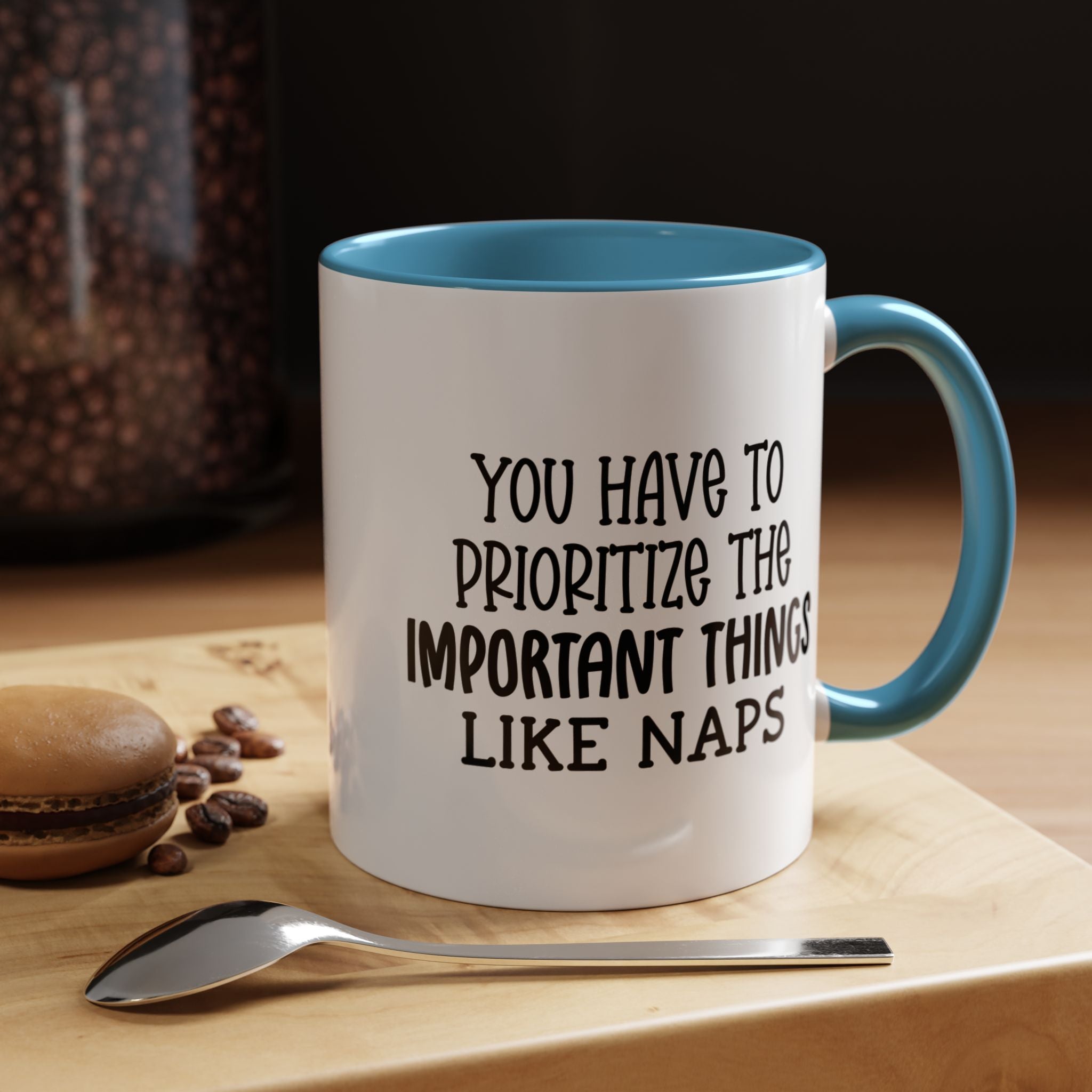 Important Things | Funny Coffee Mug, Sarcastic Tea Cup, Unique Gift Idea
