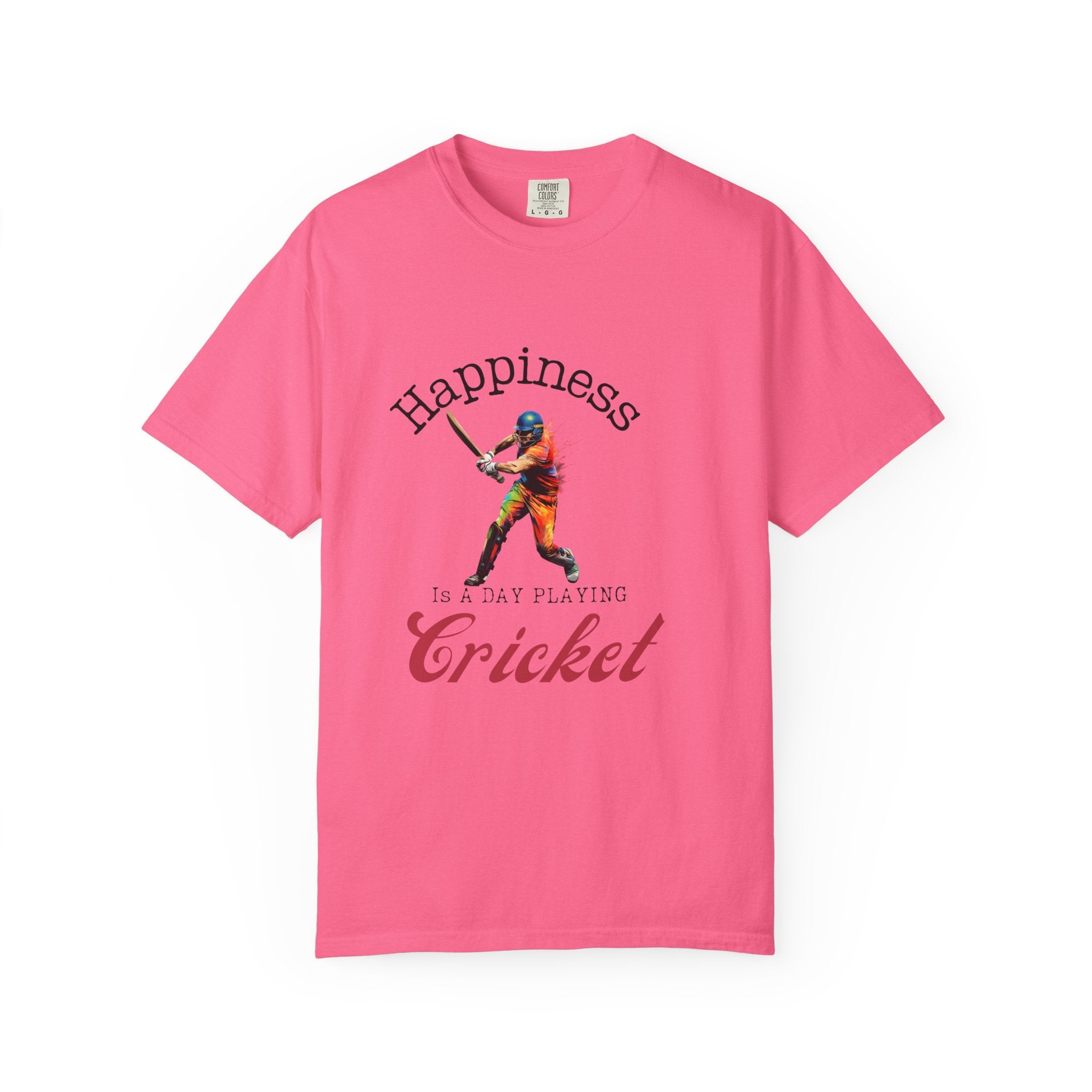 Happiness Is A Day Playing Cricket, unique desi style cricket lover gift tshirt, IPL/T20 world cup tees Unisex T-shirt