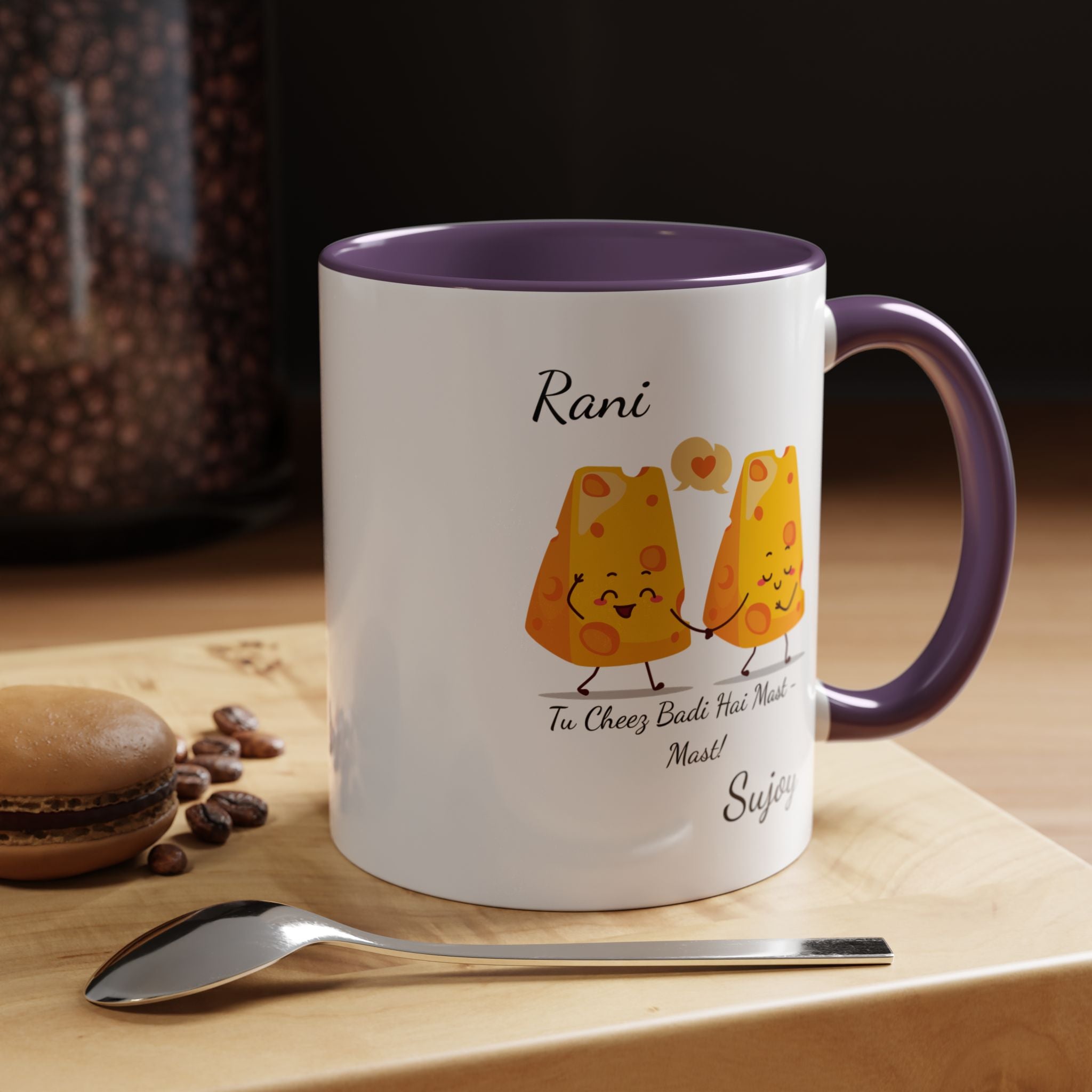 Tu Cheez Badi Hai Mast Mug Lifestyle Mockup | Nutty Designs