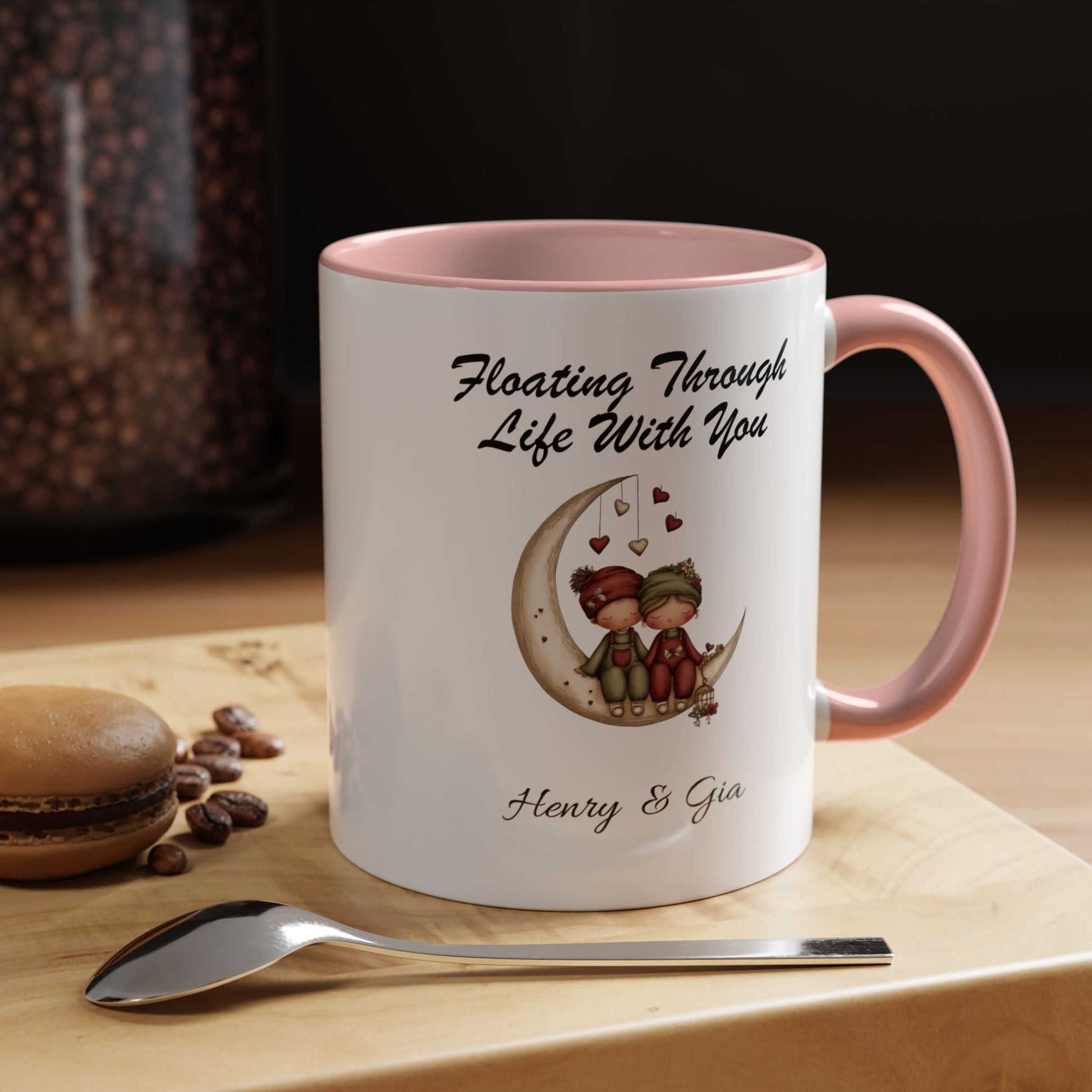 Floating Through Life With You Mug Lifestyle Mockup | Nutty Designs