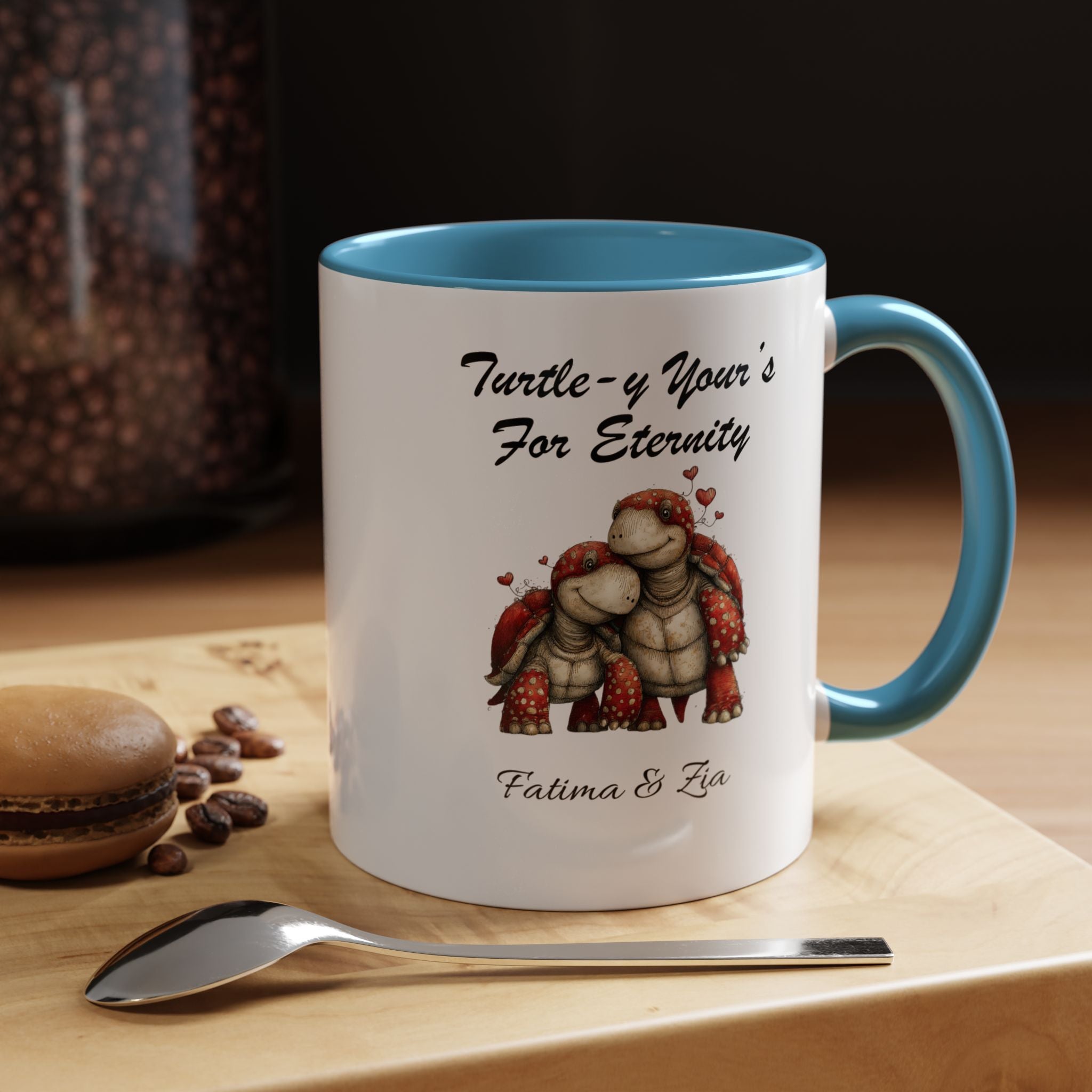 Turtle-y Yours Illustration Mug Lifestyle Mockup | Nutty Designs