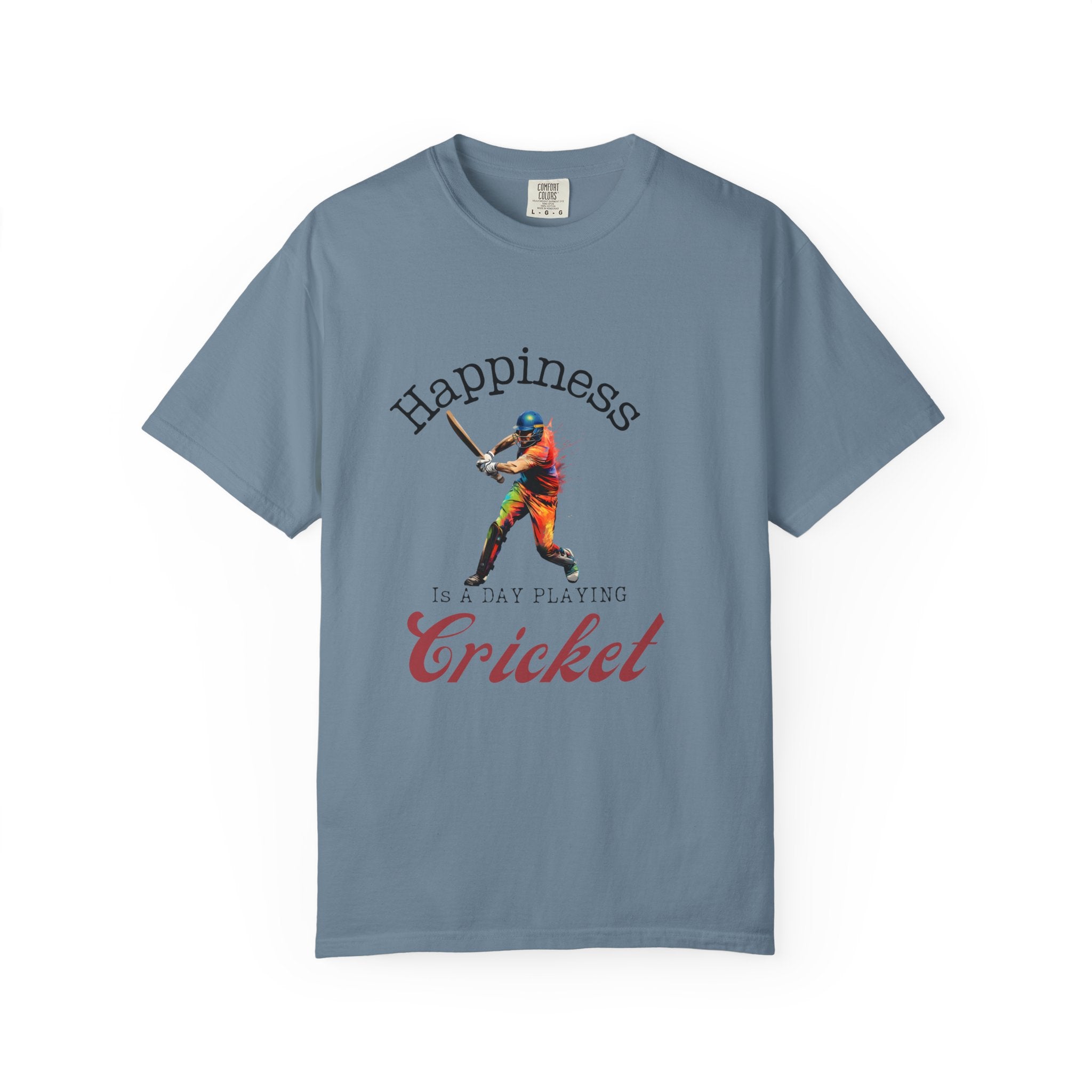 Happiness Is A Day Playing Cricket, unique desi style cricket lover gift tshirt, IPL/T20 world cup tees Unisex T-shirt