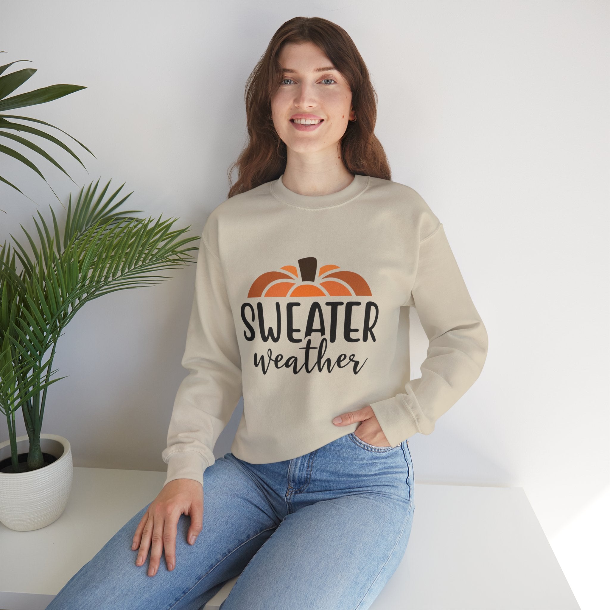 Sweater Weather Crewneck Sweatshirt — Cozy Fall Vibes