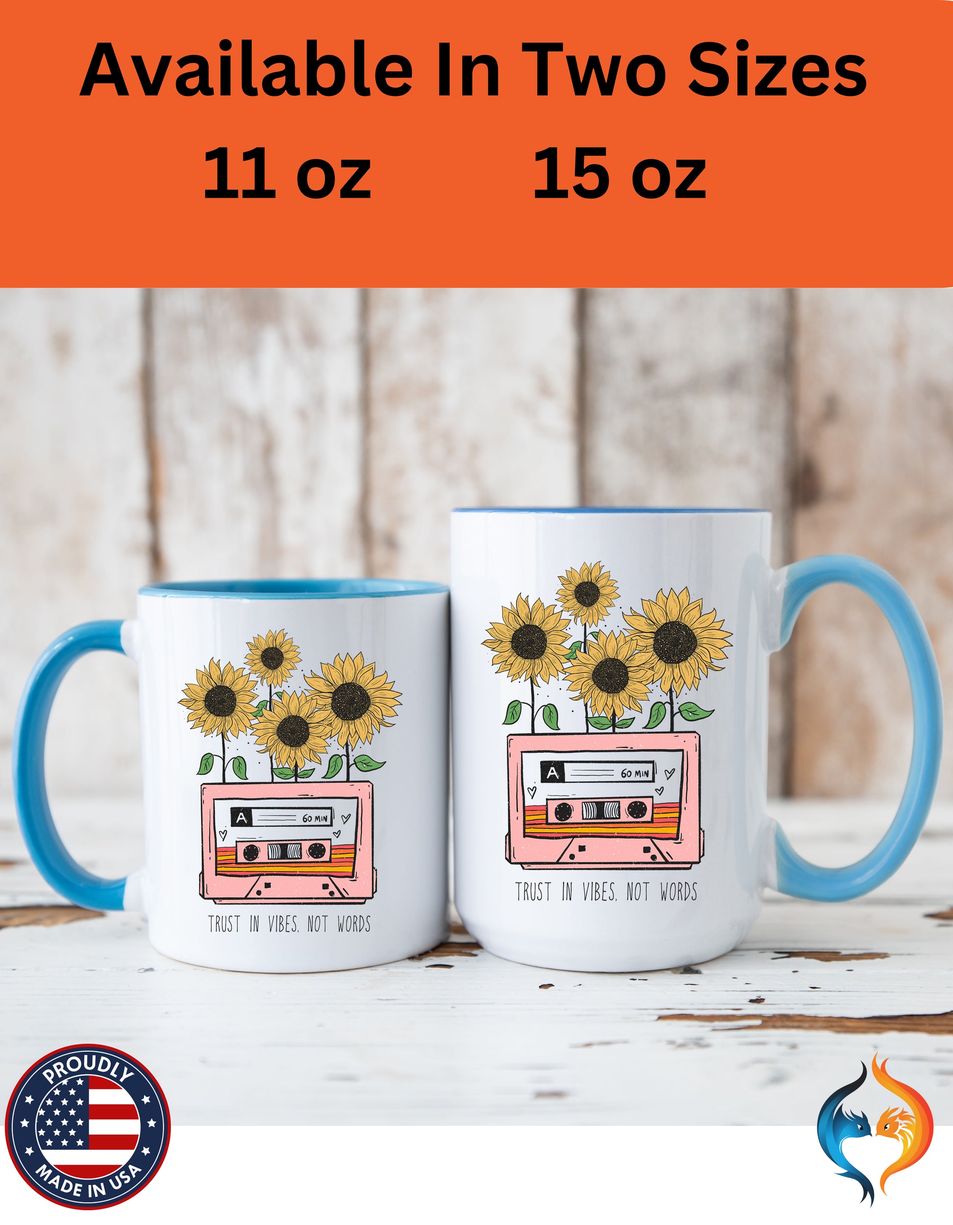 Trust In Vibes Not Words Mug Product Photo | Nutty Designs