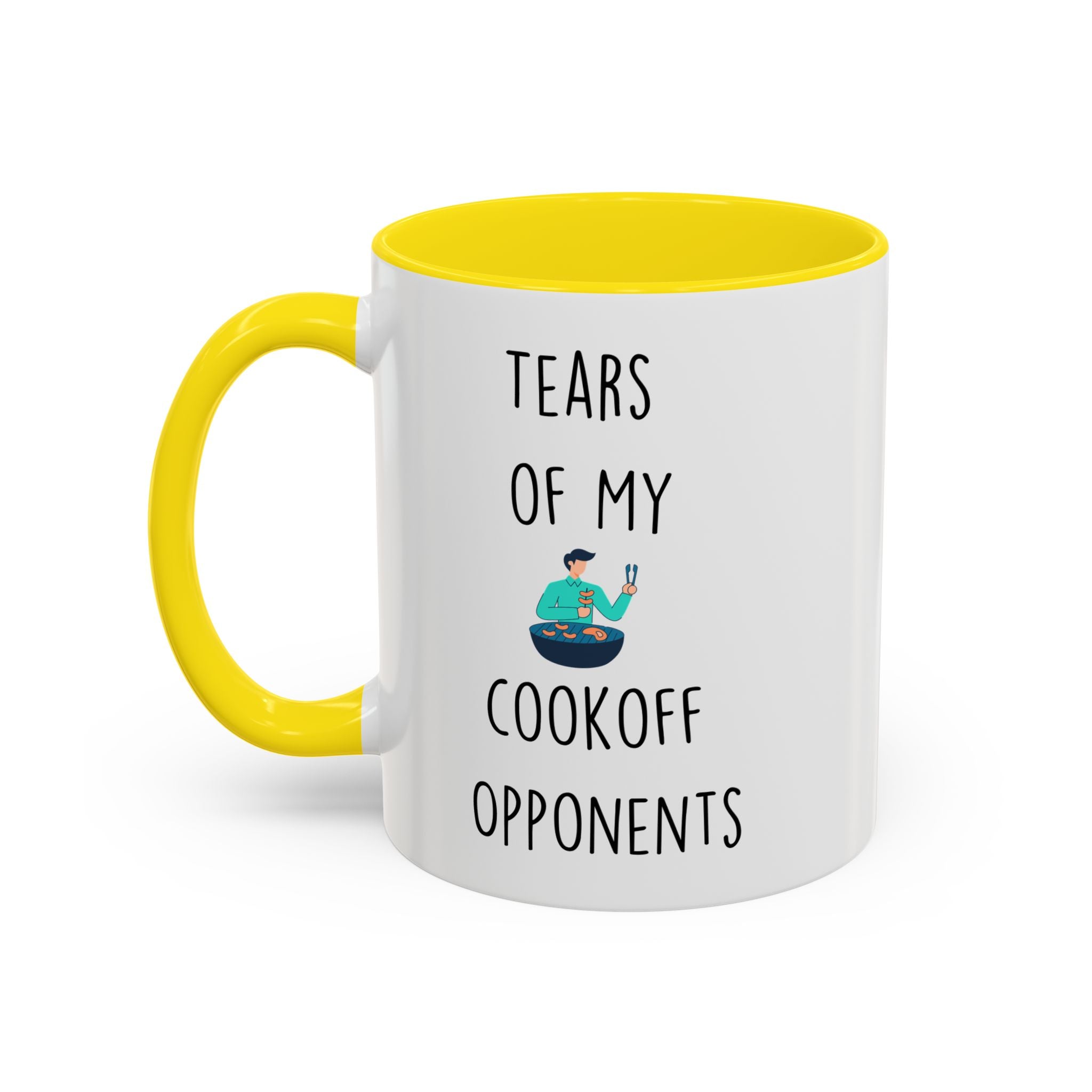 Funny Coffee Mug, Personalized Mug, Tears Of My Cookoff Opponents, Accent Cup (11, 15oz), Sarcastic Mug,  Tea Coffee Cup, Gift Under 20