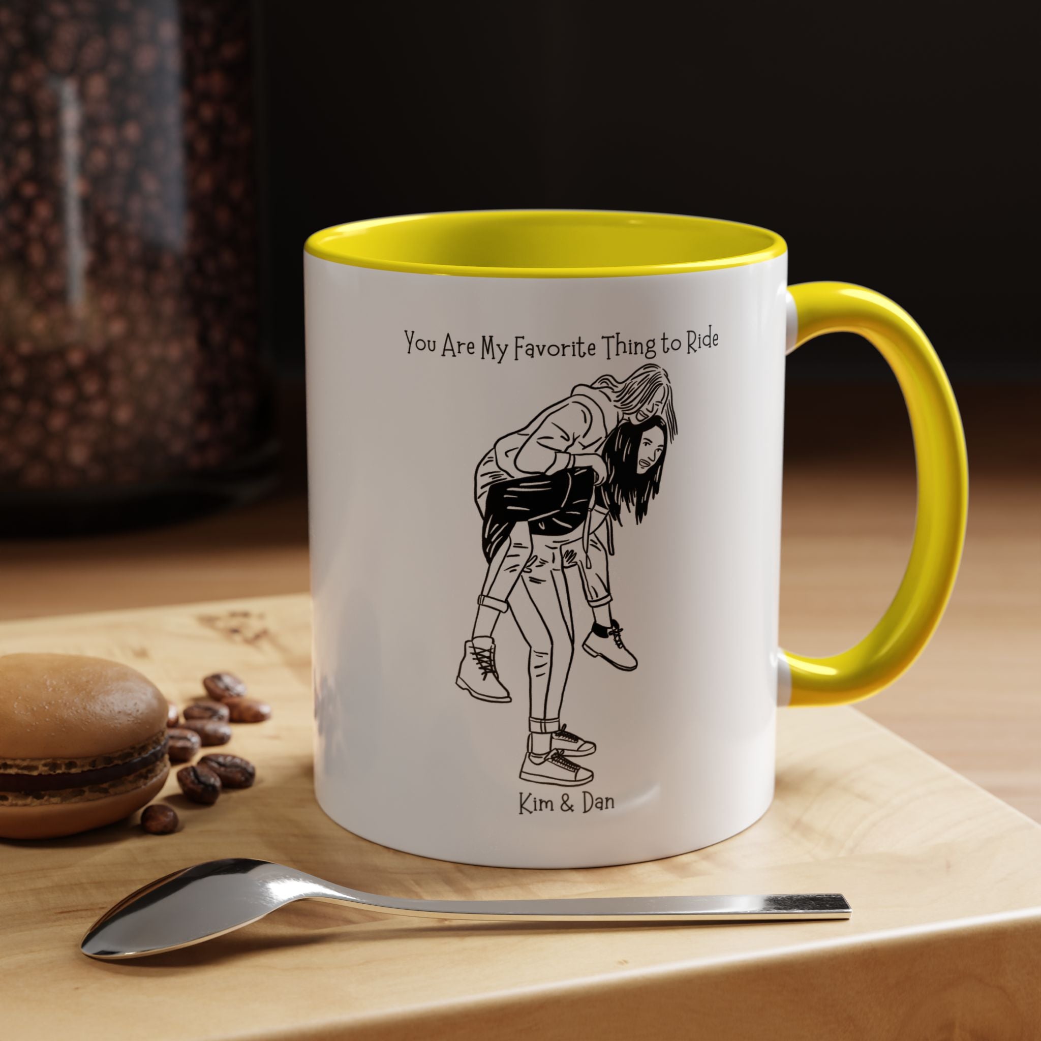 You Are My Favorite Thing To Ride Dirty Valentine Mug Lifestyle Mockup | Nutty Designs