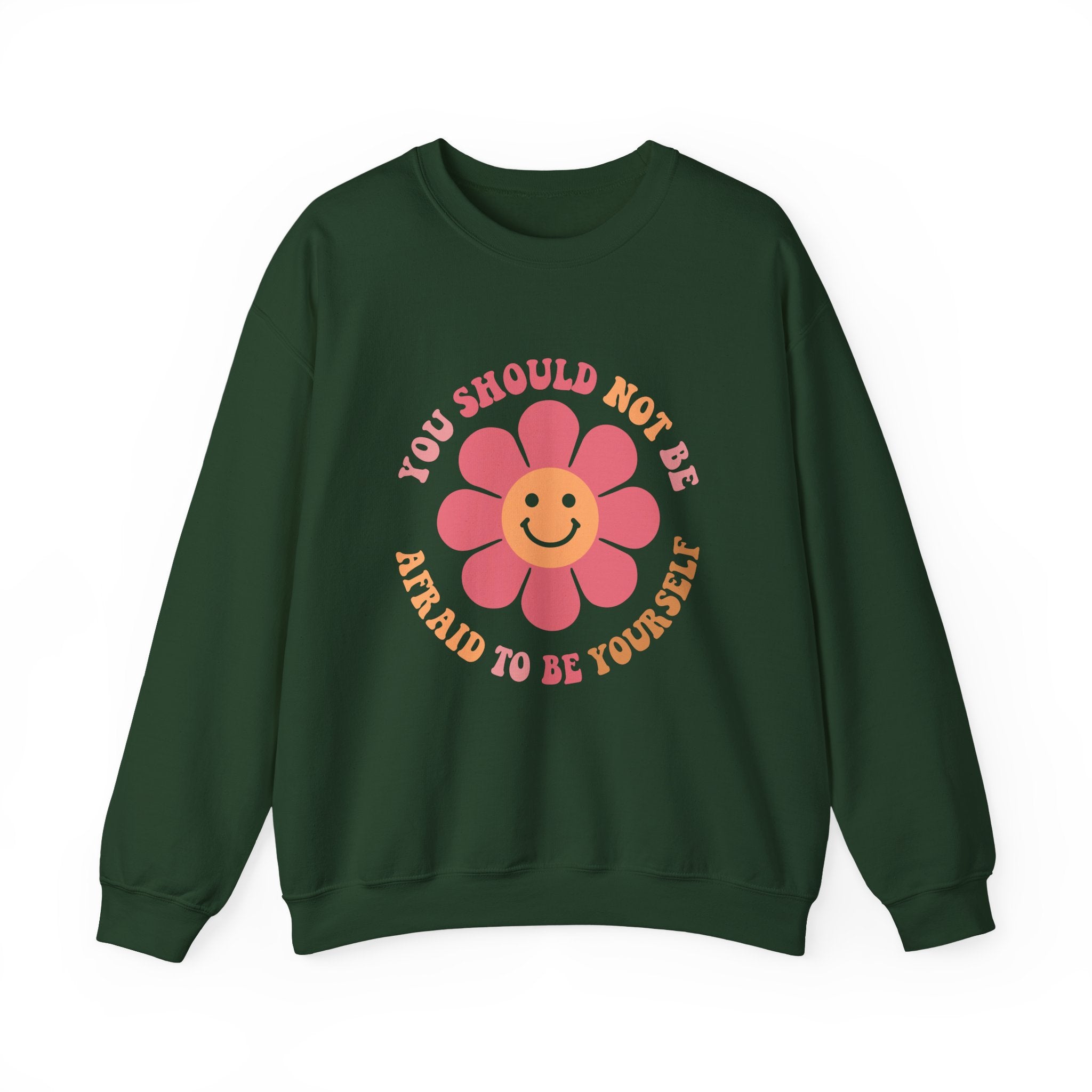Unisex Heavy Blend Crewneck Sweatshirt,  Positive Affirmation Fall Autumn Sweater,