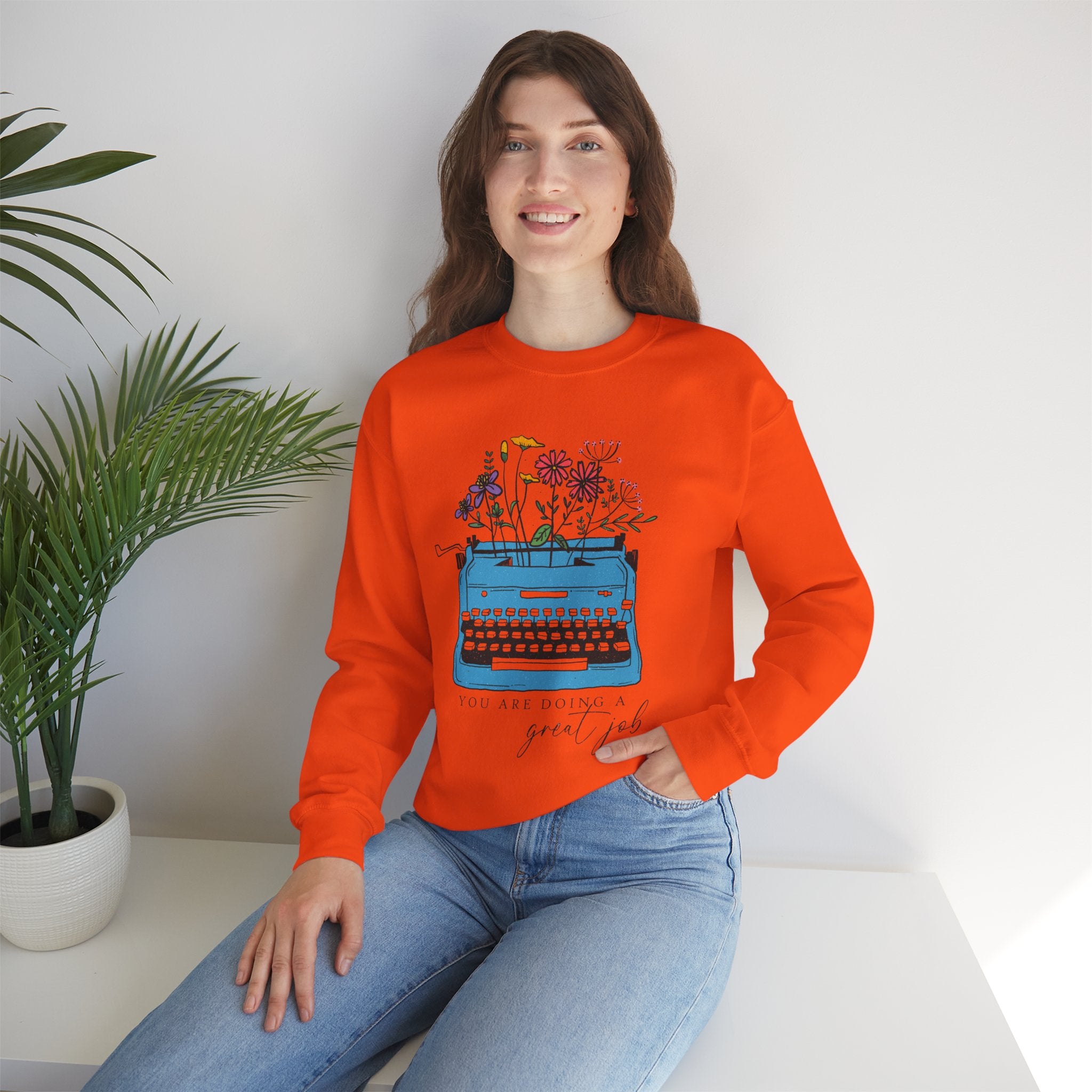 Motivational Crewneck Sweatshirt, You're Doing A Great Job, Positive Vibes Sweatshirt, Encouraging Jumper, Inspirational Clothing, Gift for