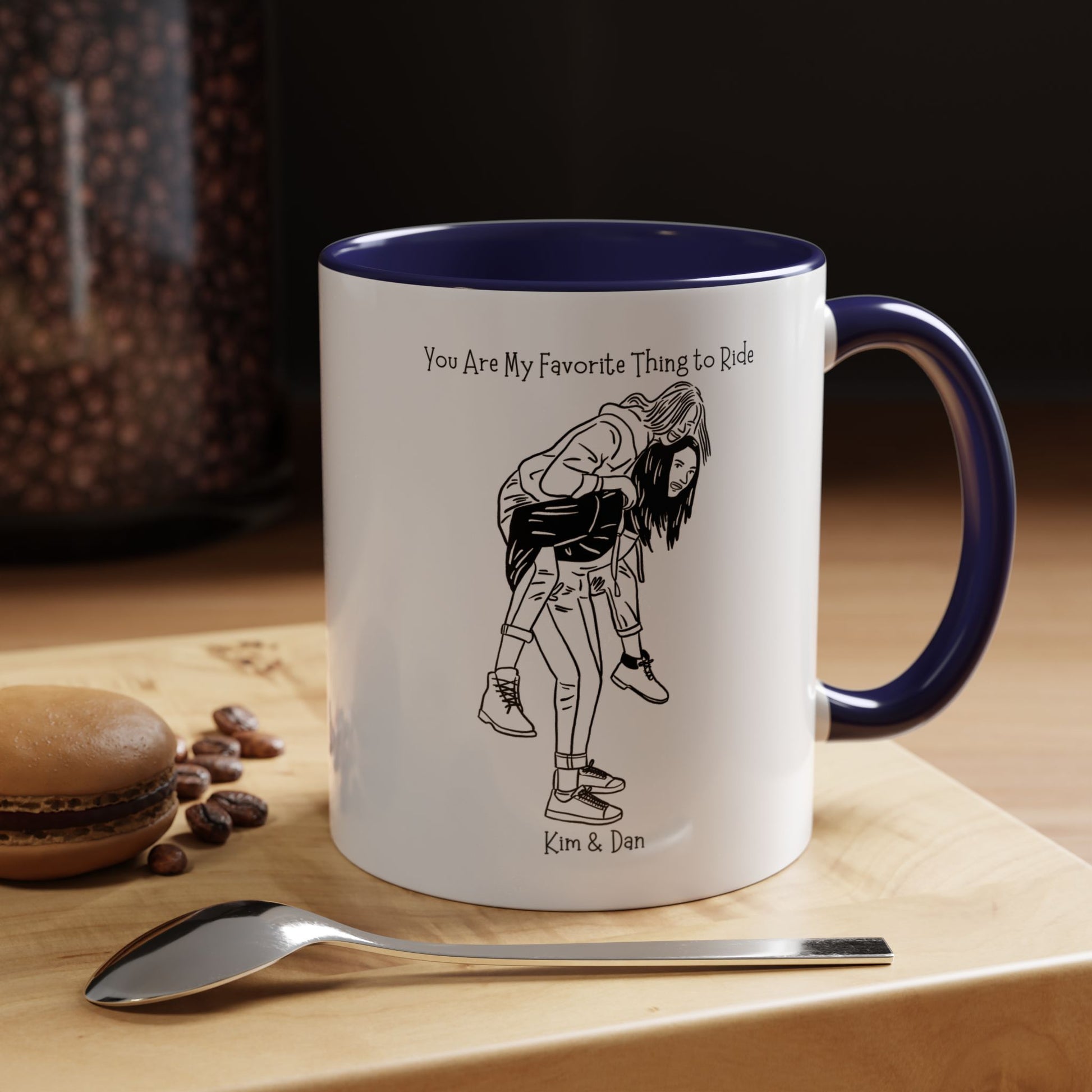You Are My Favorite Thing To Ride Dirty Valentine Mug Lifestyle Mockup | Nutty Designs