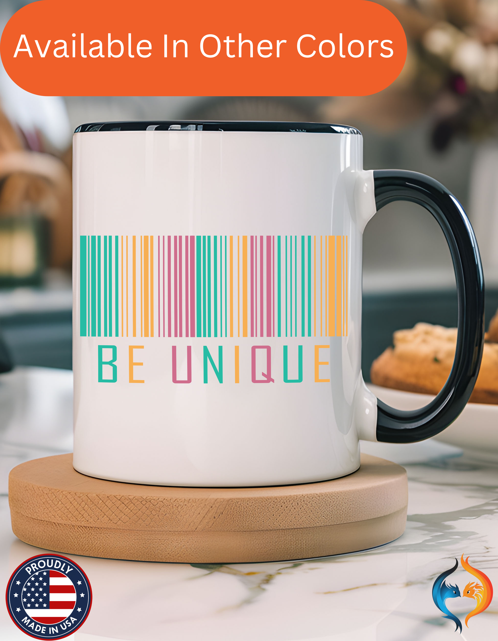 Be Unique Mug Lifestyle Mockup | Nutty Designs