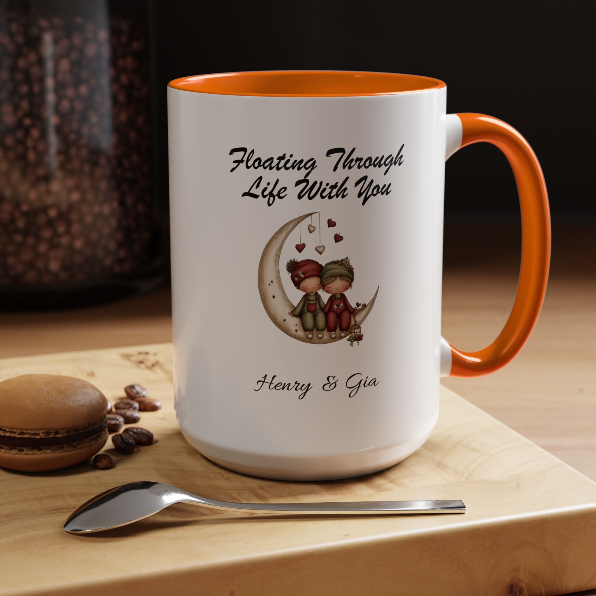 Floating Through Life With You Mug Lifestyle Mockup | Nutty Designs