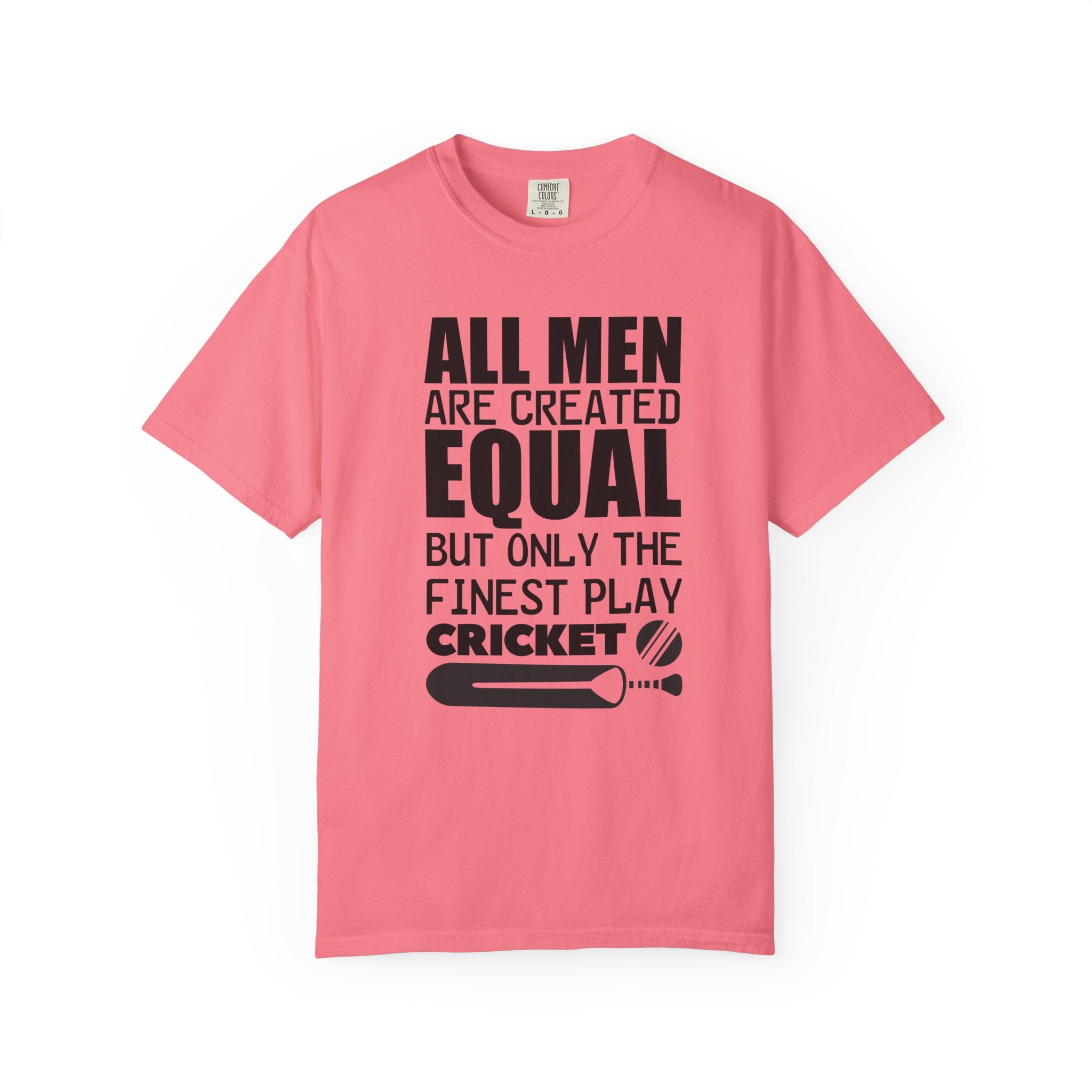 All Men Are Created Equal But Only The Finest Play Cricket, Desi funny Cricket lover gift tshirt, IPL/T20 world cup tees Unisex T-shirt