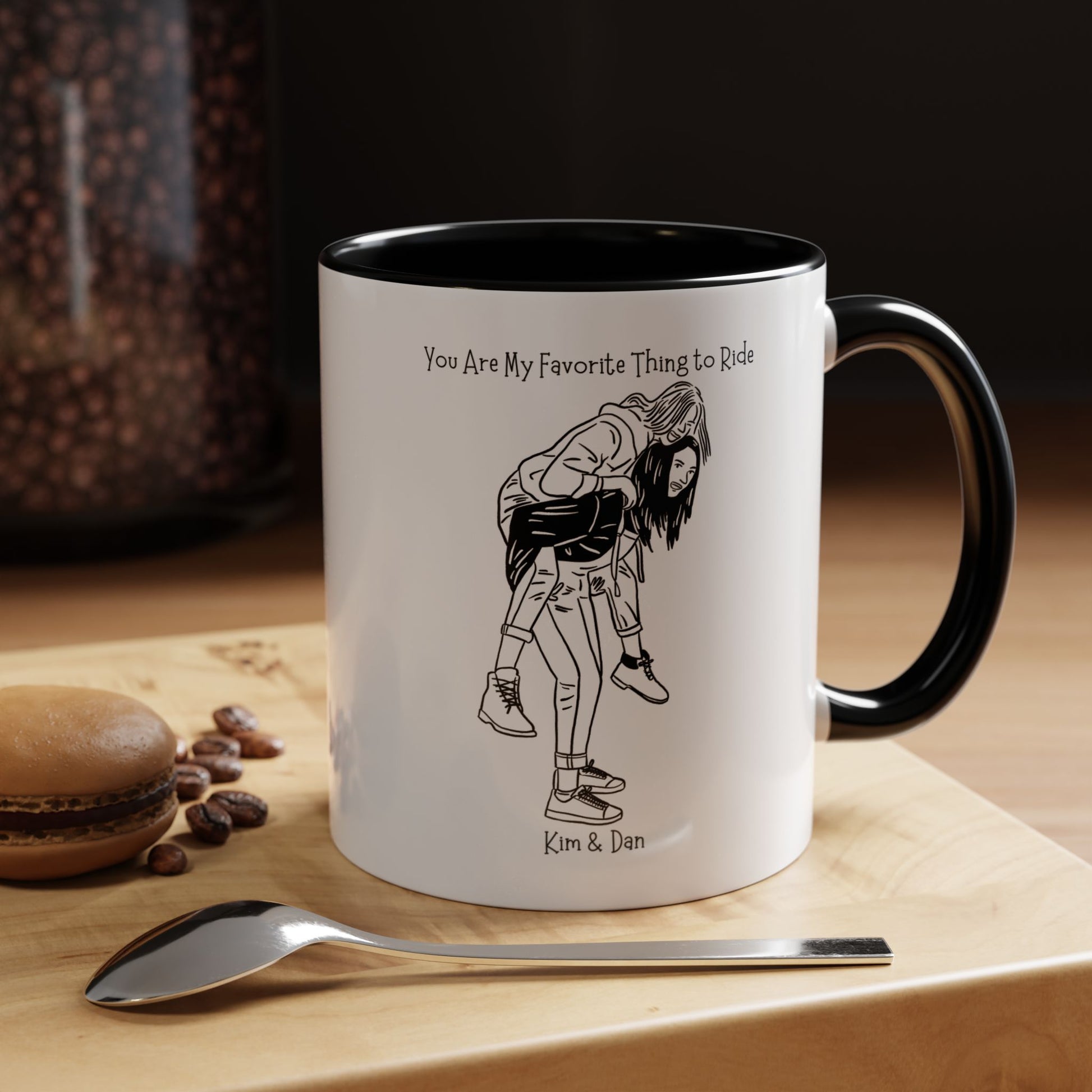 You Are My Favorite Thing To Ride Dirty Valentine Mug Lifestyle Mockup | Nutty Designs