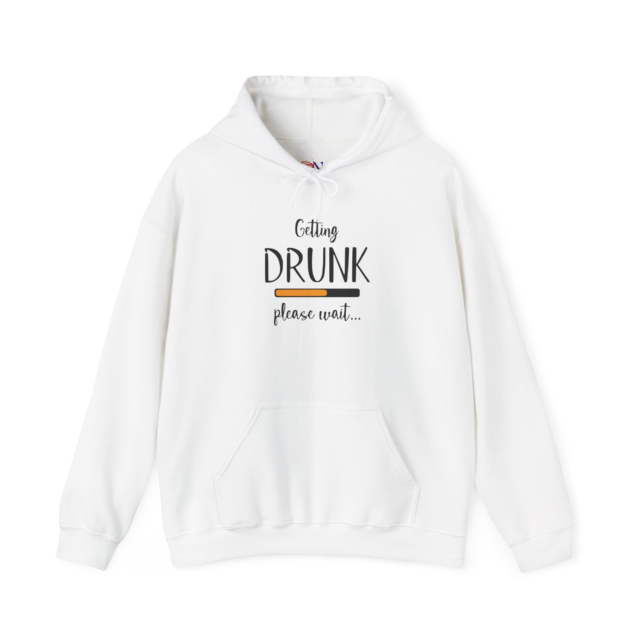 Getting Drunk Please Wait Hoodie — Funny Party Drinking Sweatshirt
