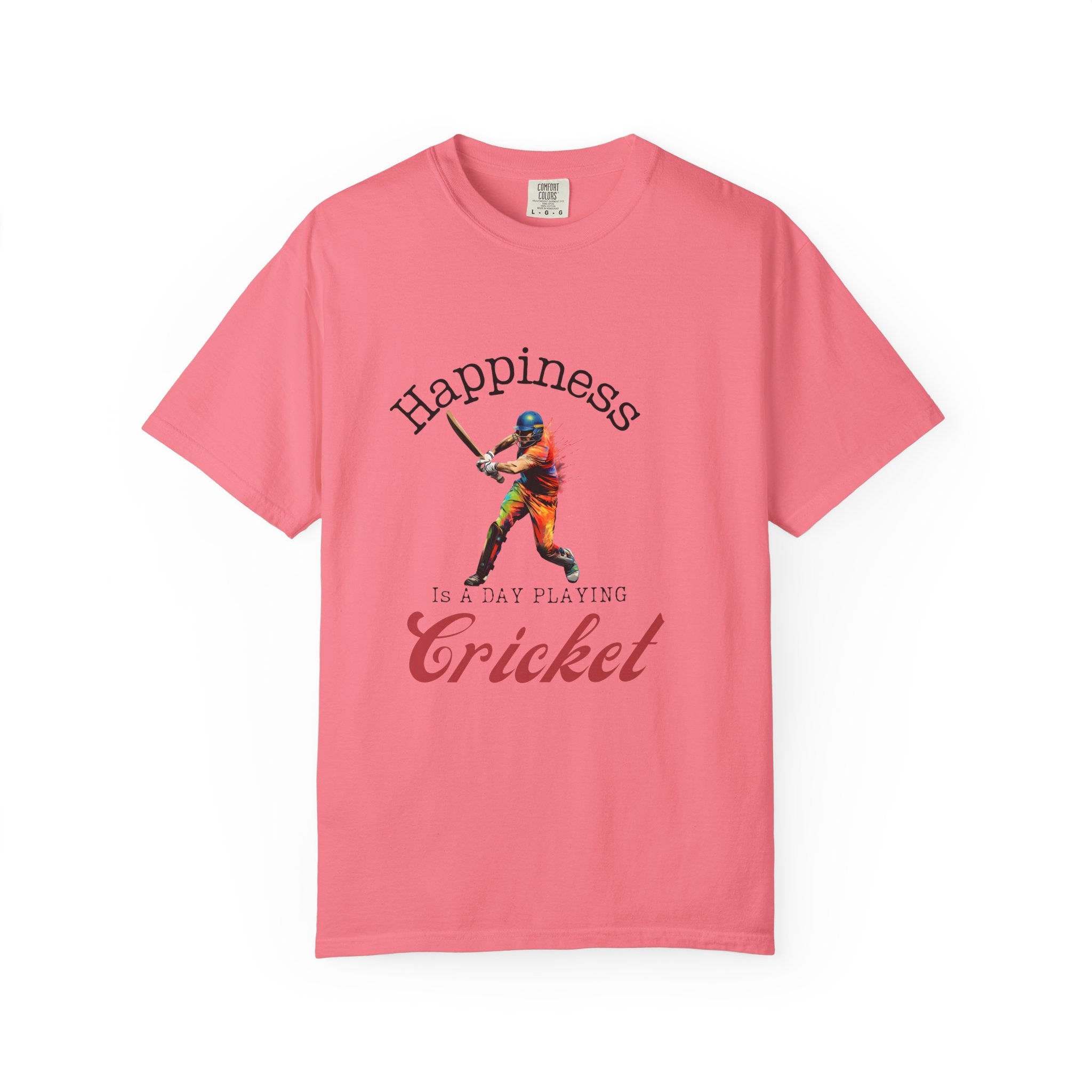 Happiness Is A Day Playing Cricket, unique desi style cricket lover gift tshirt, IPL/T20 world cup tees Unisex T-shirt