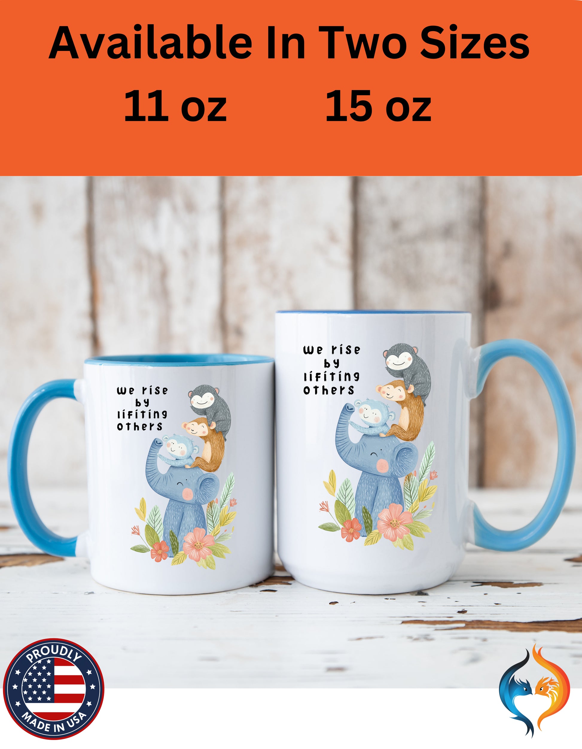 Inspirational , , We Rise By Lifting Others Mug Lifestyle Mockup | Nutty Designs