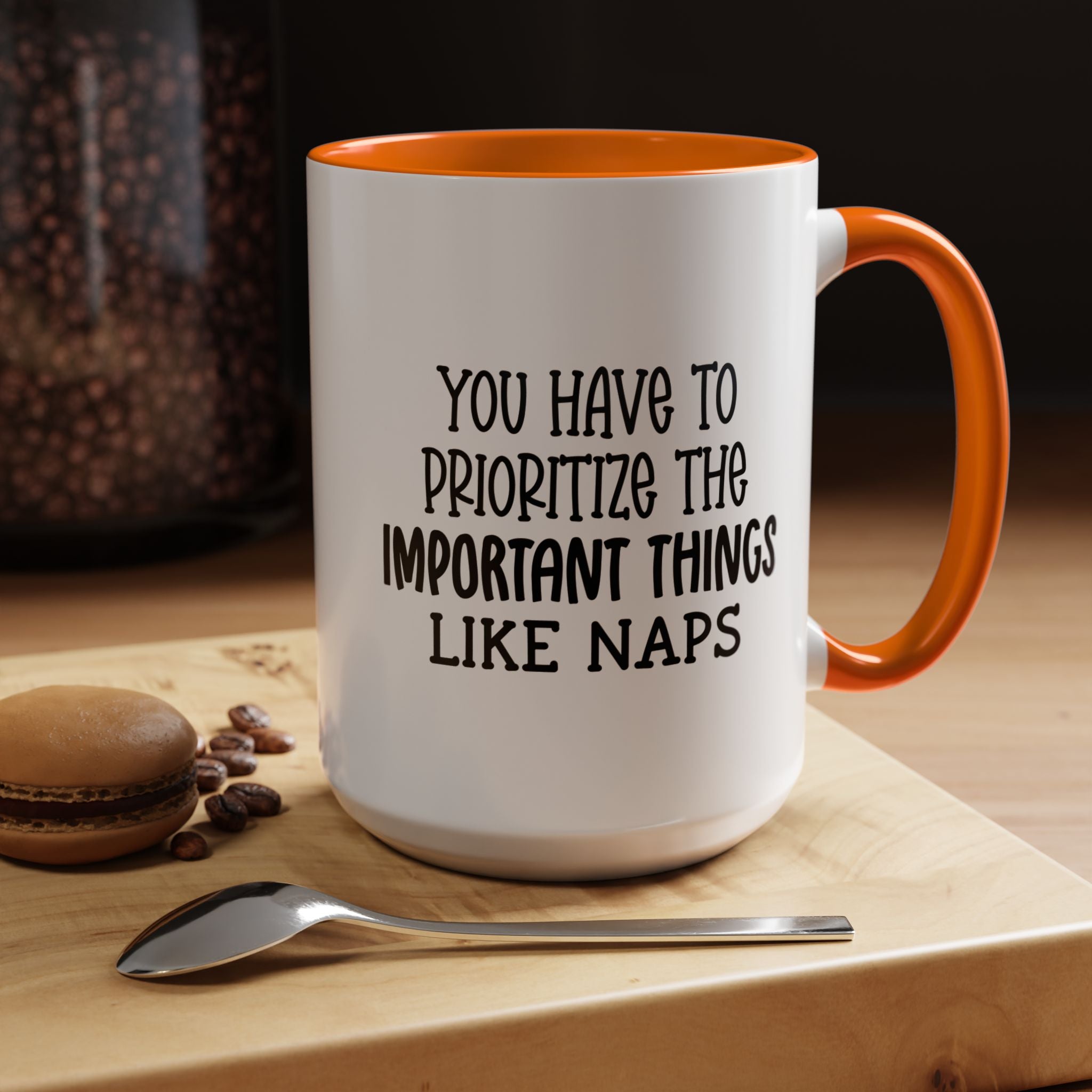 Important Things | Funny Coffee Mug, Sarcastic Tea Cup, Unique Gift Idea