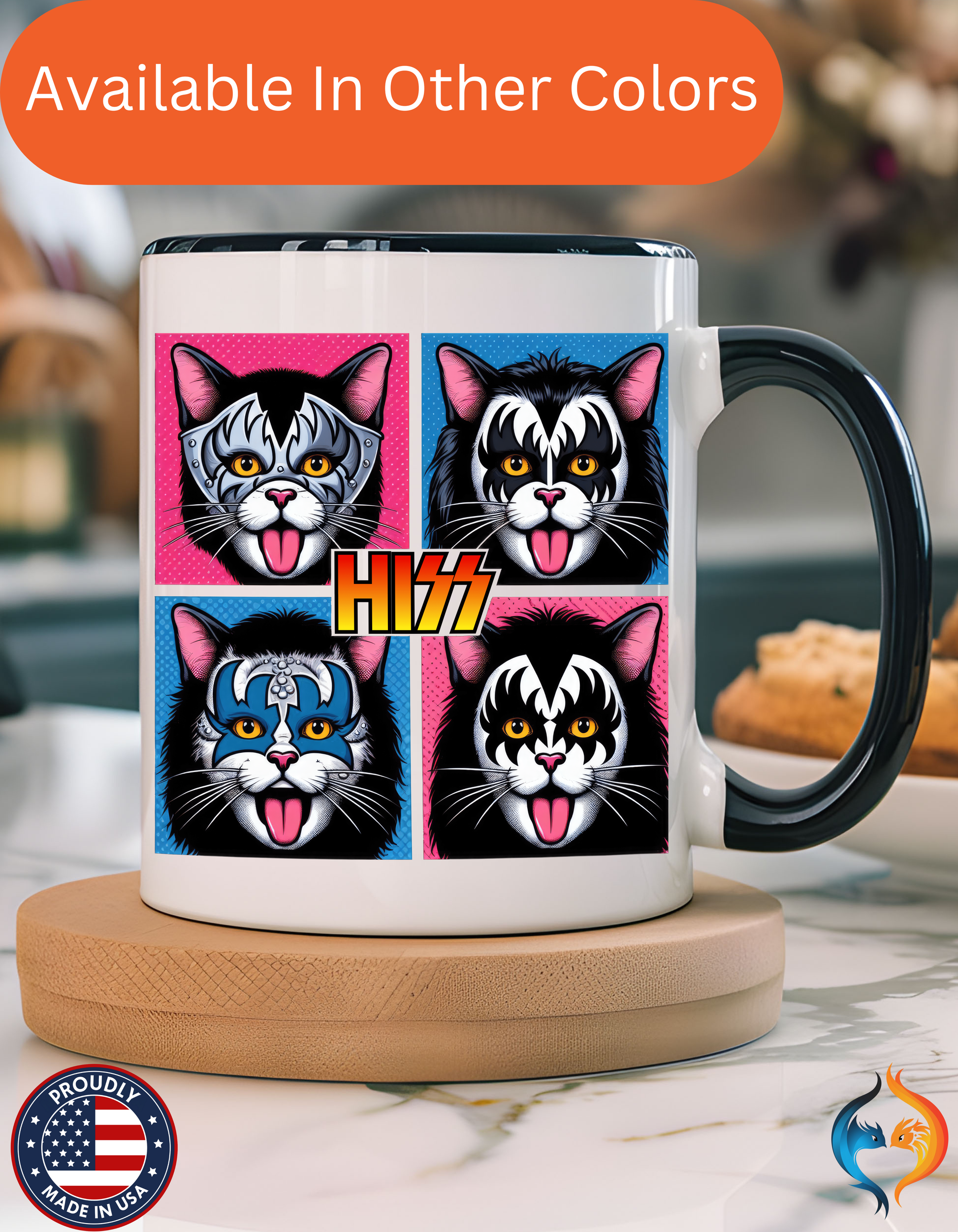 Hiss Mug Product Photo | Nutty Designs