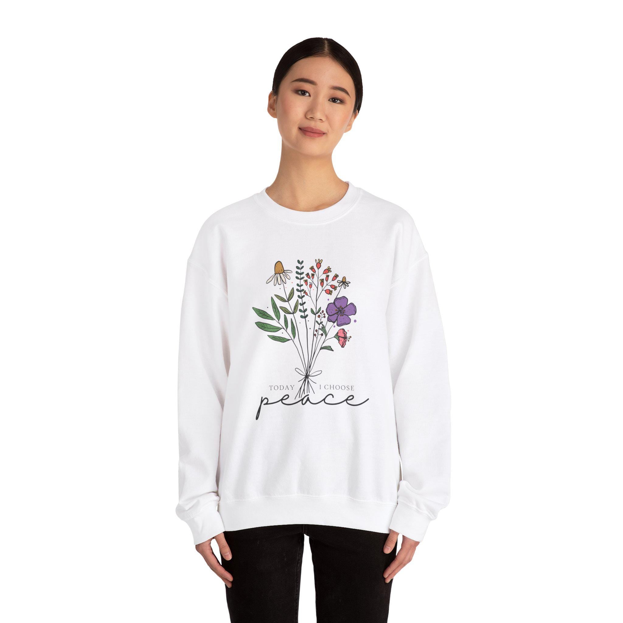 Today I Chose Peace Cozy Stylish Peaceful Apparel Perfect Mindfulne...