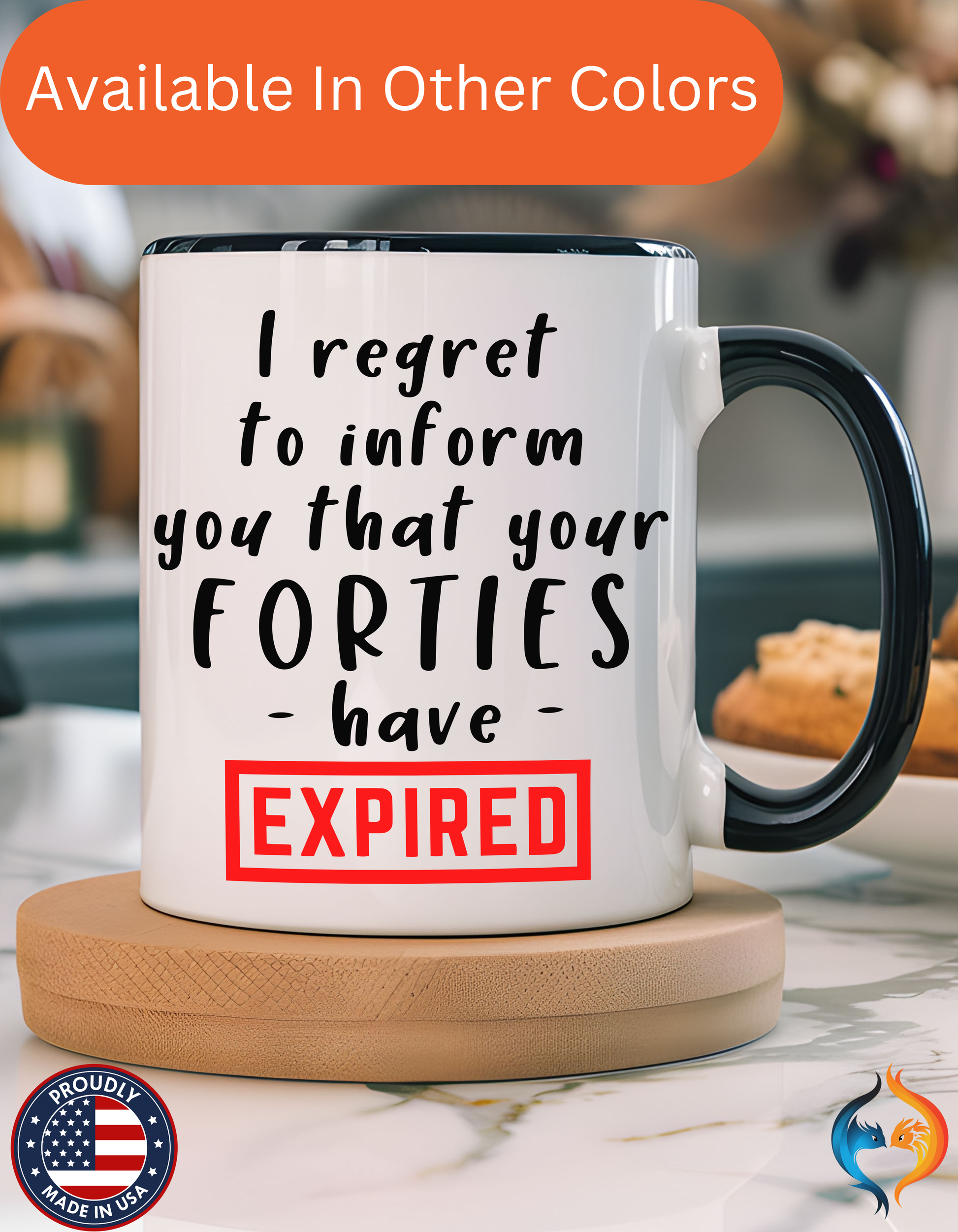 I Regret To Inform You Mug Product Photo | Nutty Designs