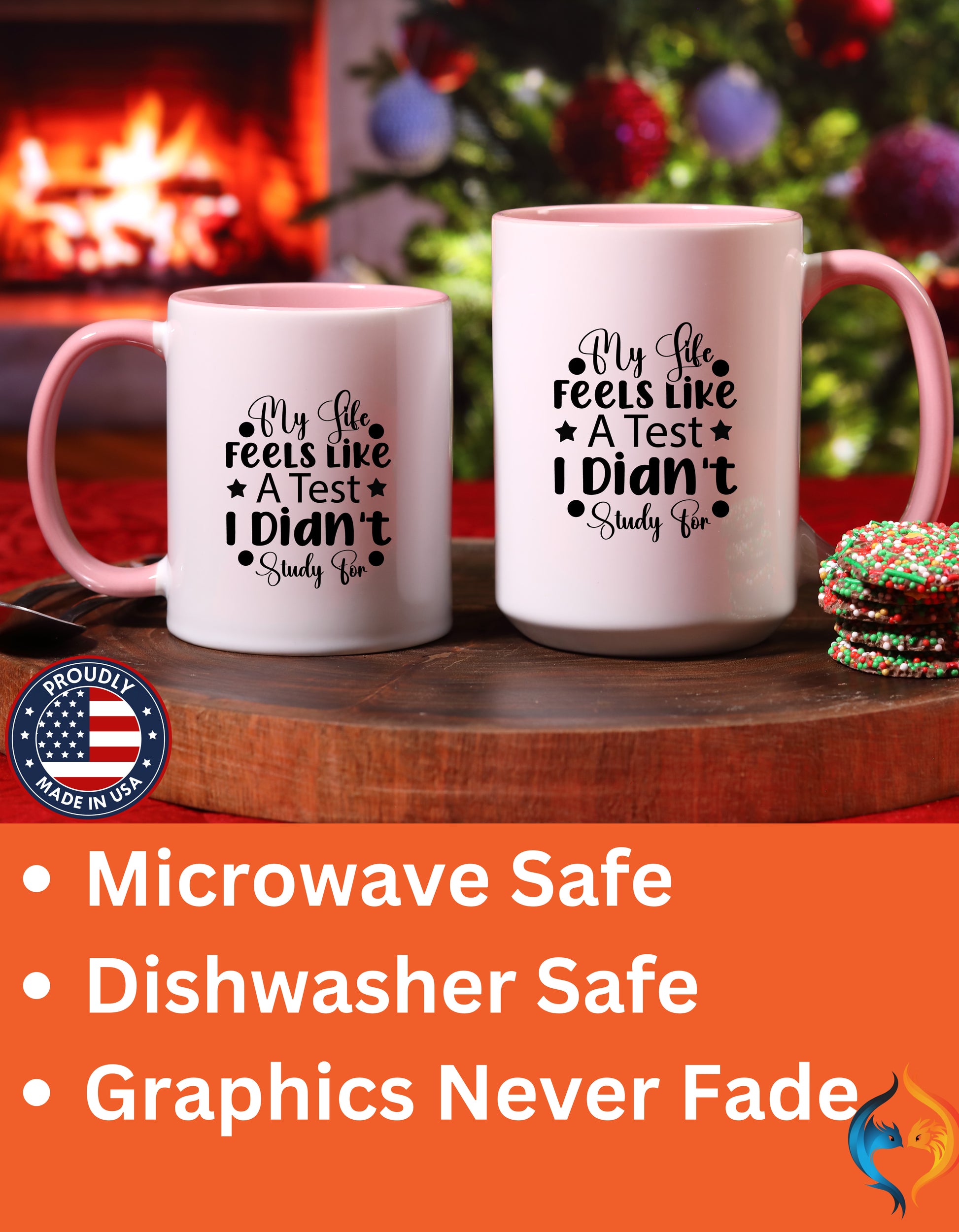 Life Feels Like a Test Mug - Funny Gift - accent mug product image