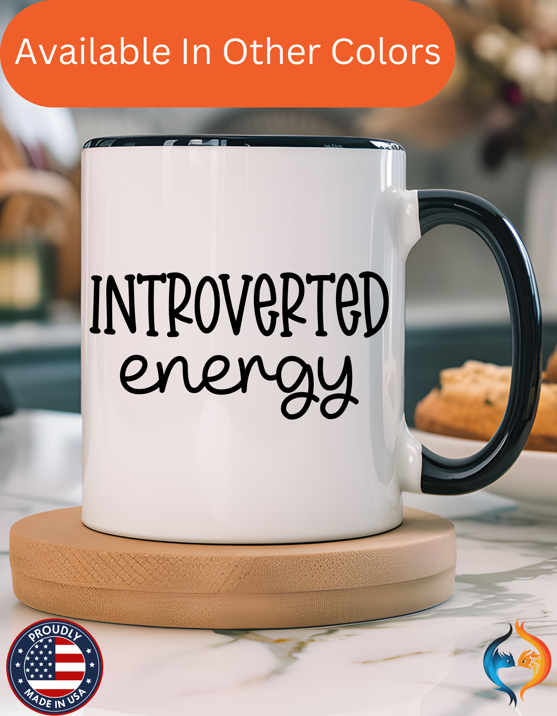 Introverted Energy Mug Product Photo | Nutty Designs