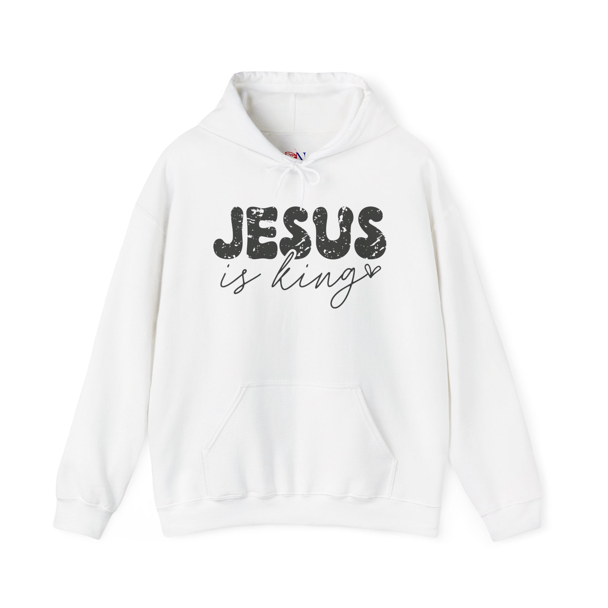 Jesus Is King Hoodie — Christian Faith Pullover