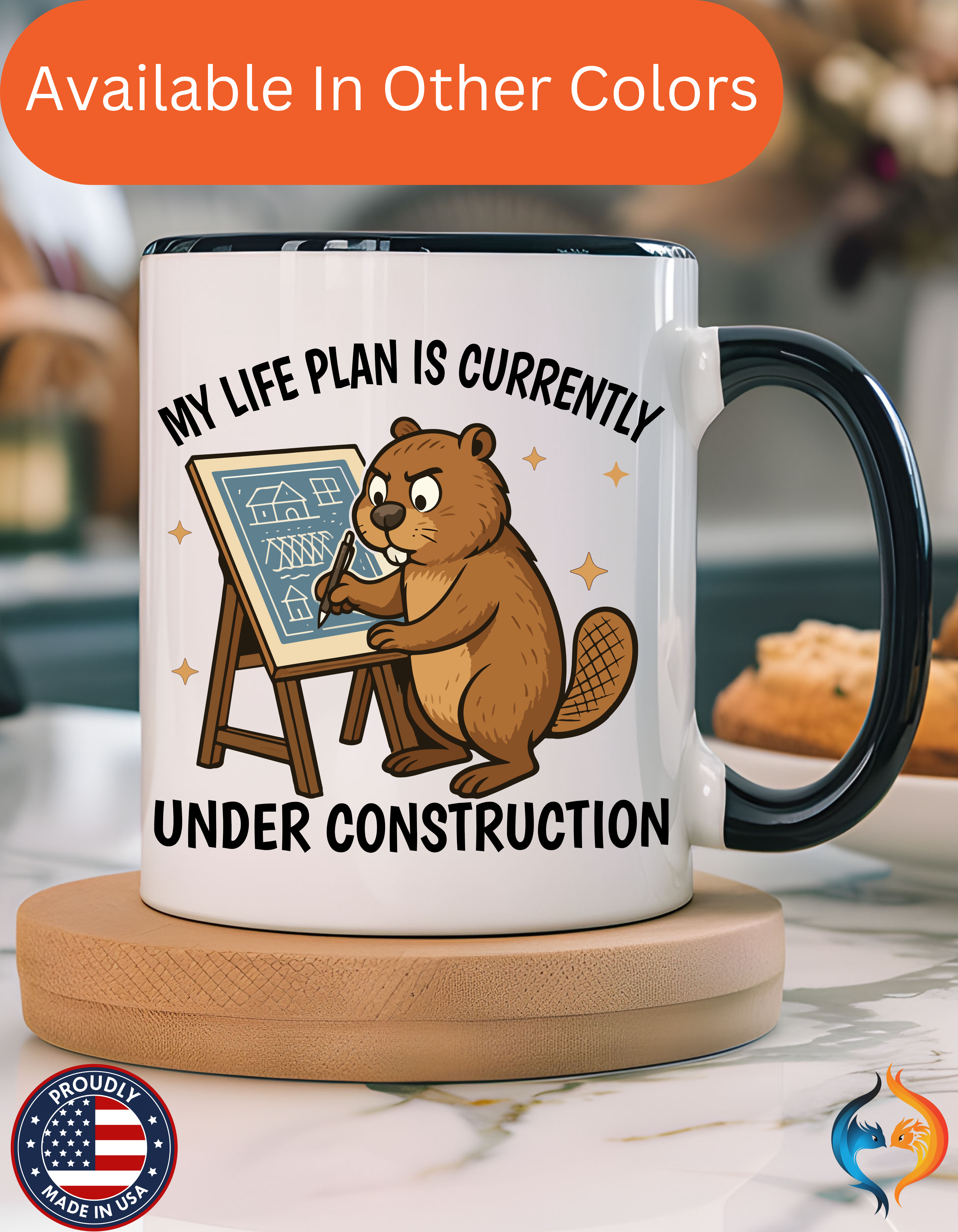 My Life Plan is Under Construction Mug Lifestyle Mockup | Nutty Designs