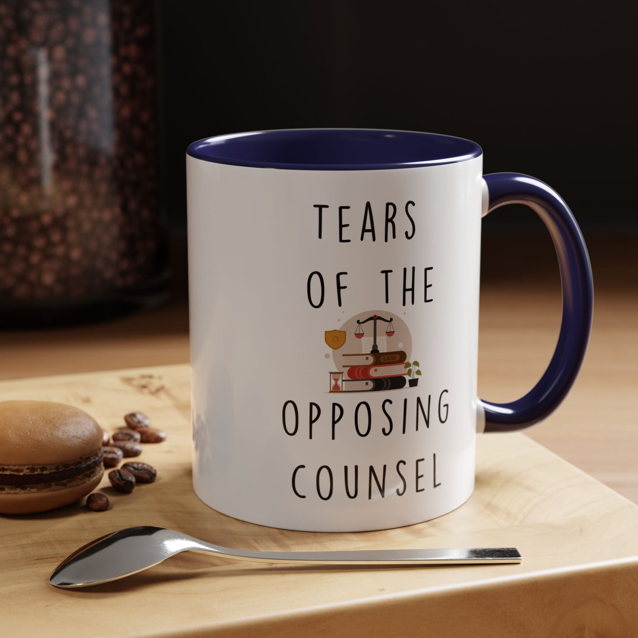 Funny Coffee Mug, Personalized Mug, Tears Of My The Opposing Counsel, Accent Cup (11, 15oz), Sarcastic Mug,  Tea Coffee Cup, Gift Under 20