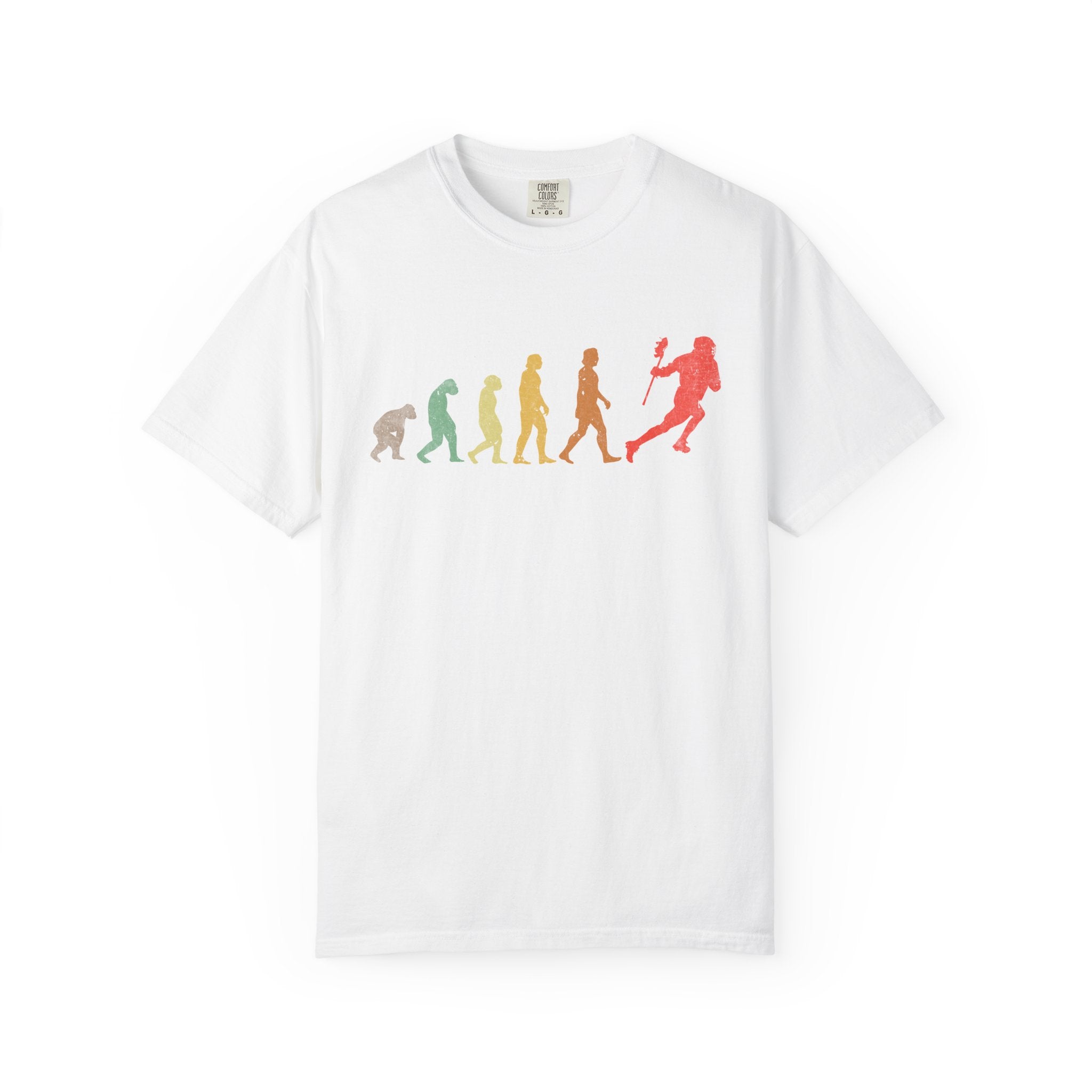 Lacrosse Evolution T-Shirt — "Evolation" Funny Human Evolution Gift