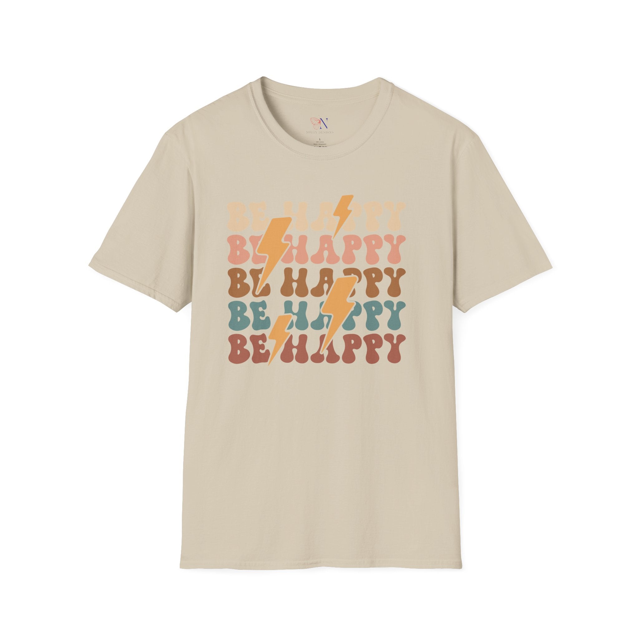 Be Happy, Encouraging T-Shirt, Happy T-Shirt, Positive Sayings Tshirt, Good Vibes Only, Positivity Quotes unisex Shirt