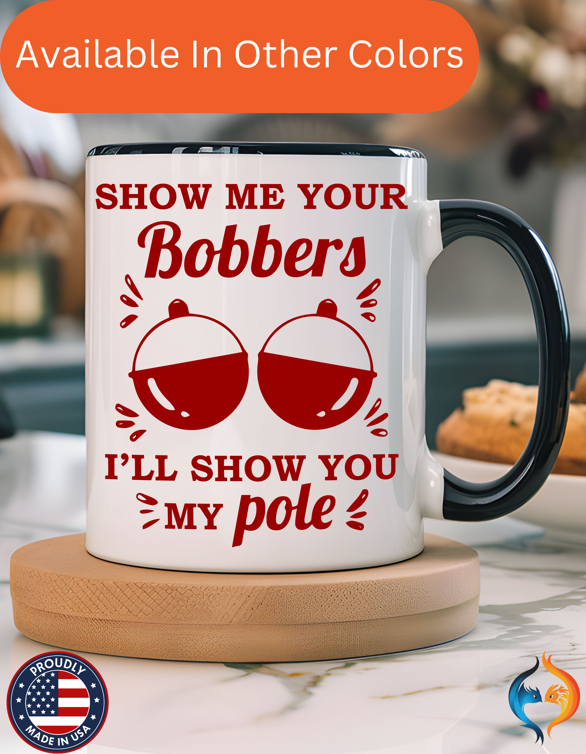 Show Me Your Bobbers Mug Product Photo | Nutty Designs