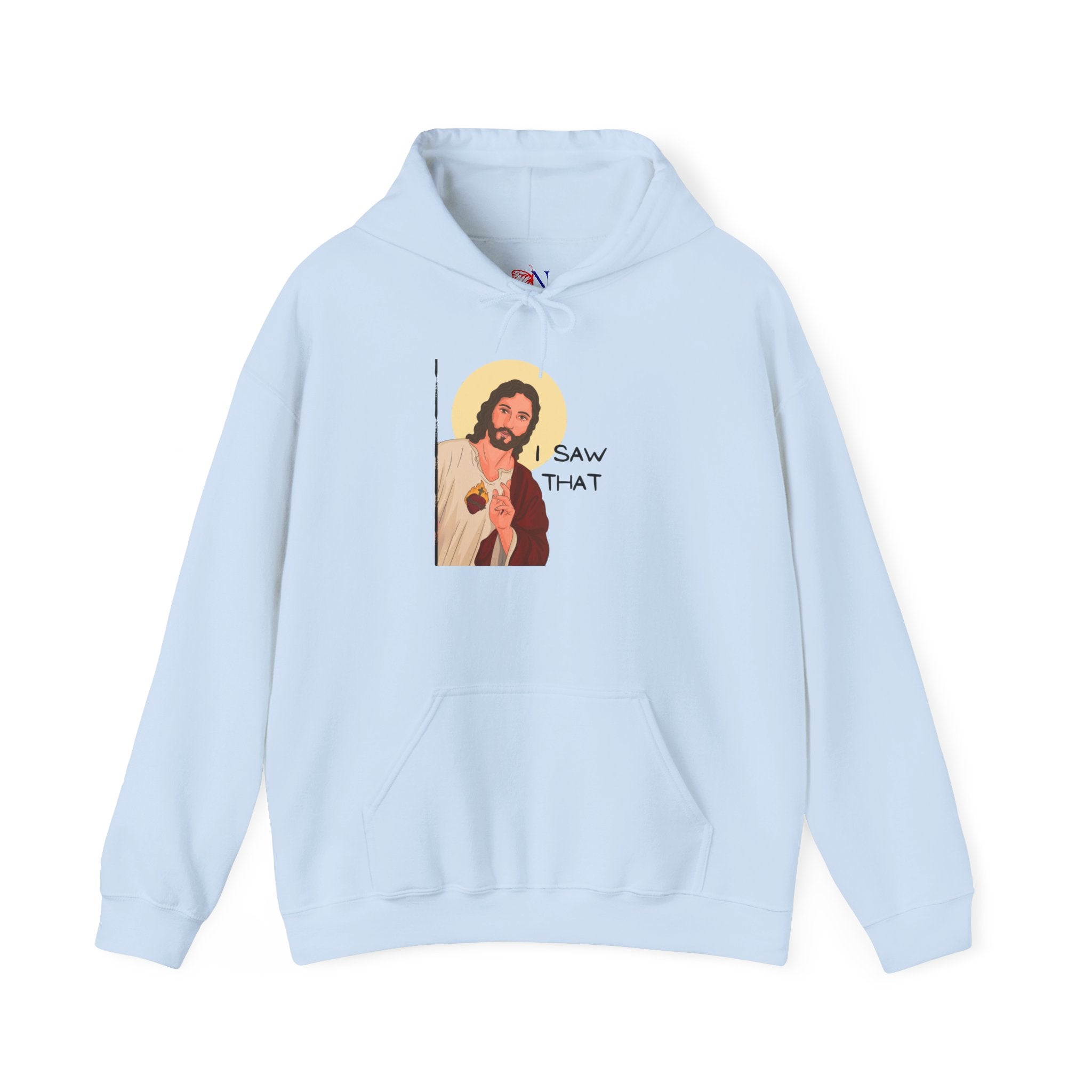 Jesus "I Saw That" Hoodie - Funny Religious Graphic Sweatshirt