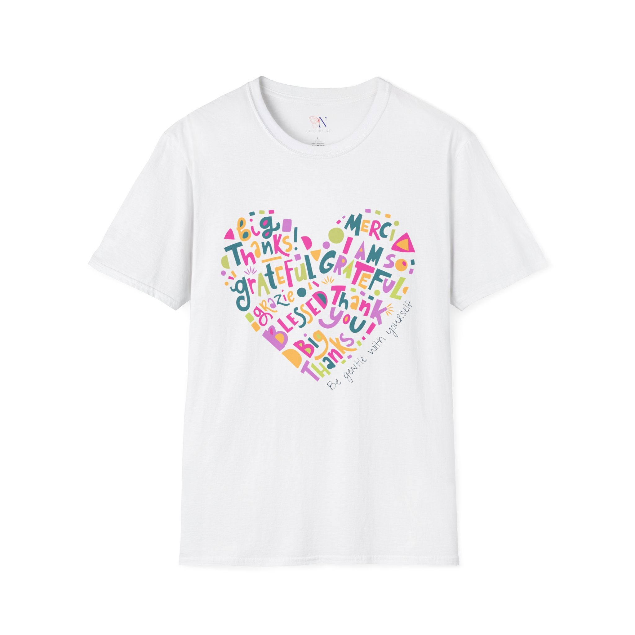 Be Gentle with yourself Inspirational Tee, Mercy Grateful,Blessed Motivation/Gratitude Tshirt, Motivation Gift,Emotional Gift Unisex T-Shirt