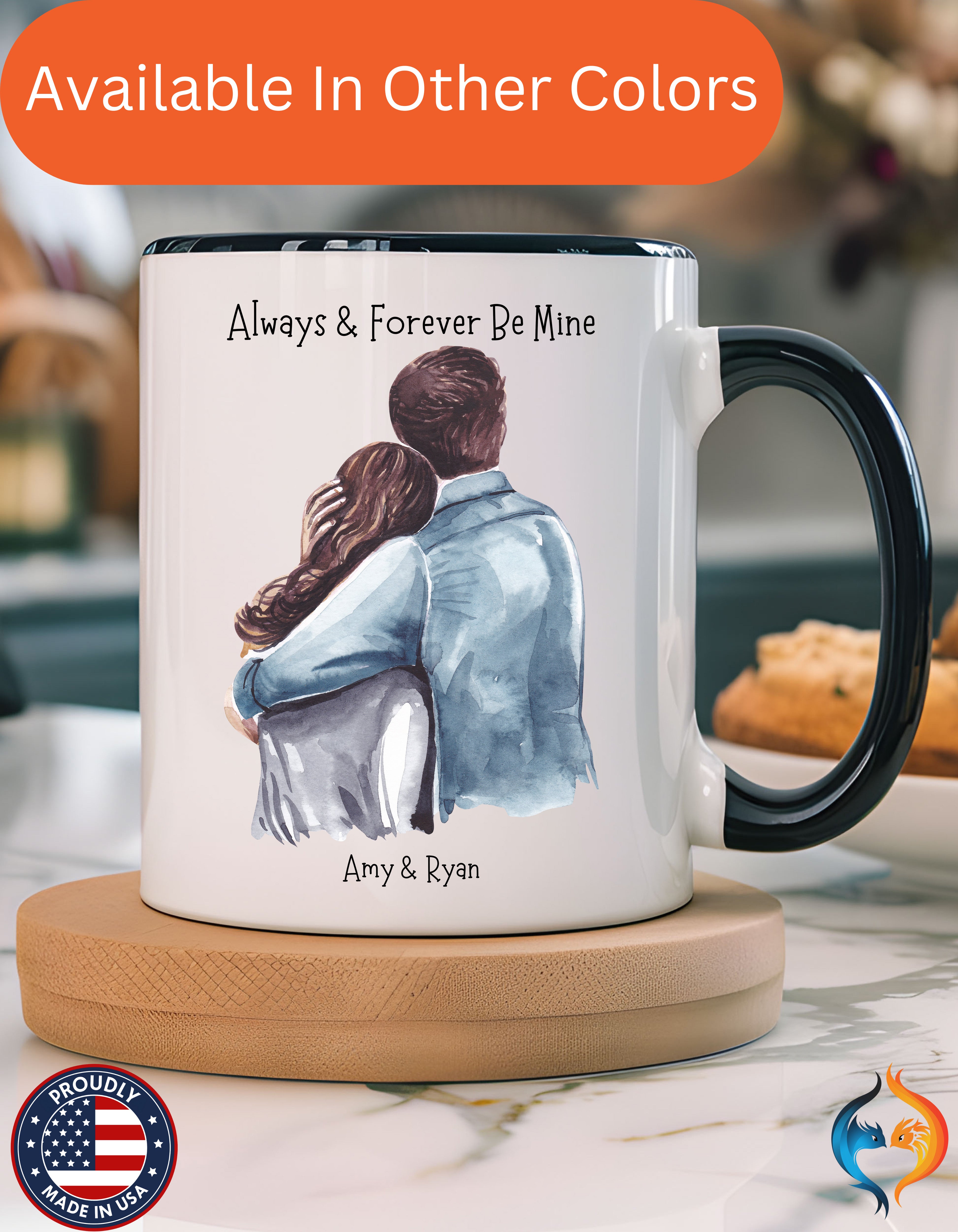 Always and Forever Be Mine Personalized Romantic Mug
