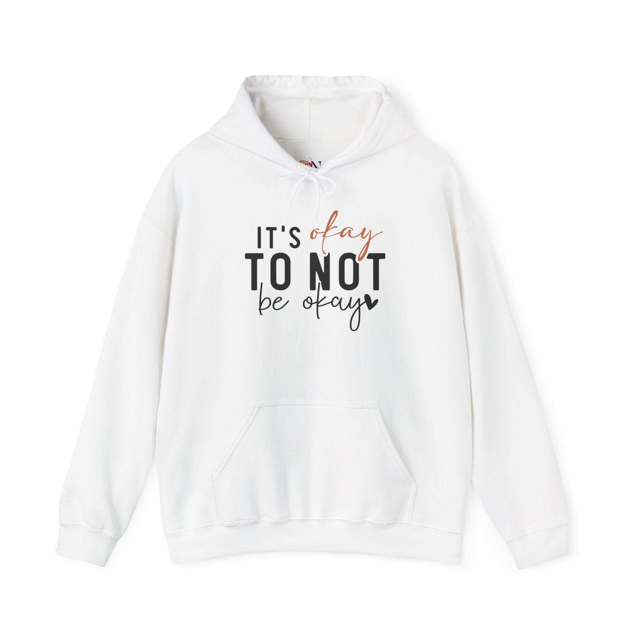 Hoodie — "It's Okay to Not Be Okay" Comfort Mental Health Awareness Pullover