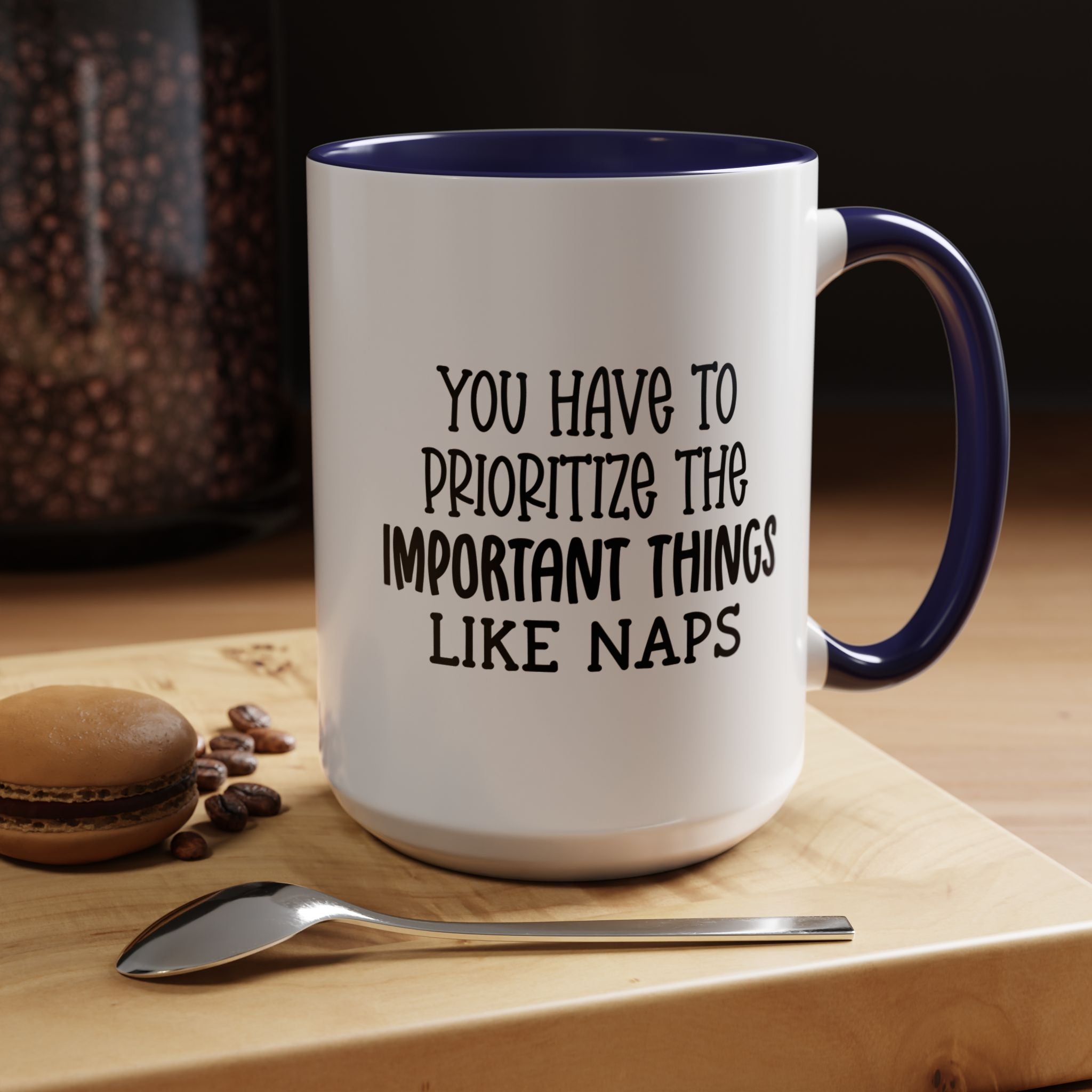 Important Things | Funny Coffee Mug, Sarcastic Tea Cup, Unique Gift Idea