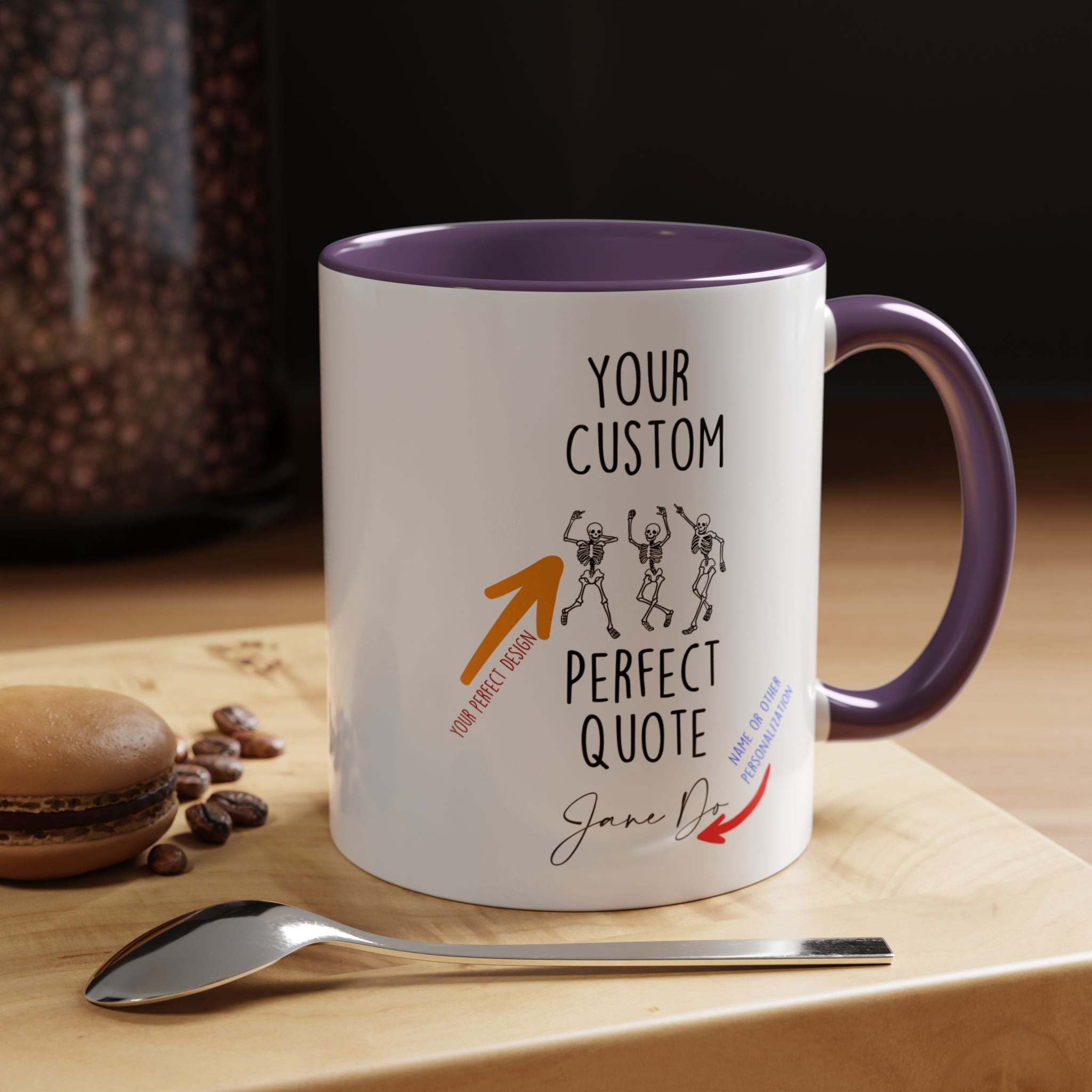 Your Custom Mug, Personalized Mug, Accent Coffee Cup (11, 15oz)