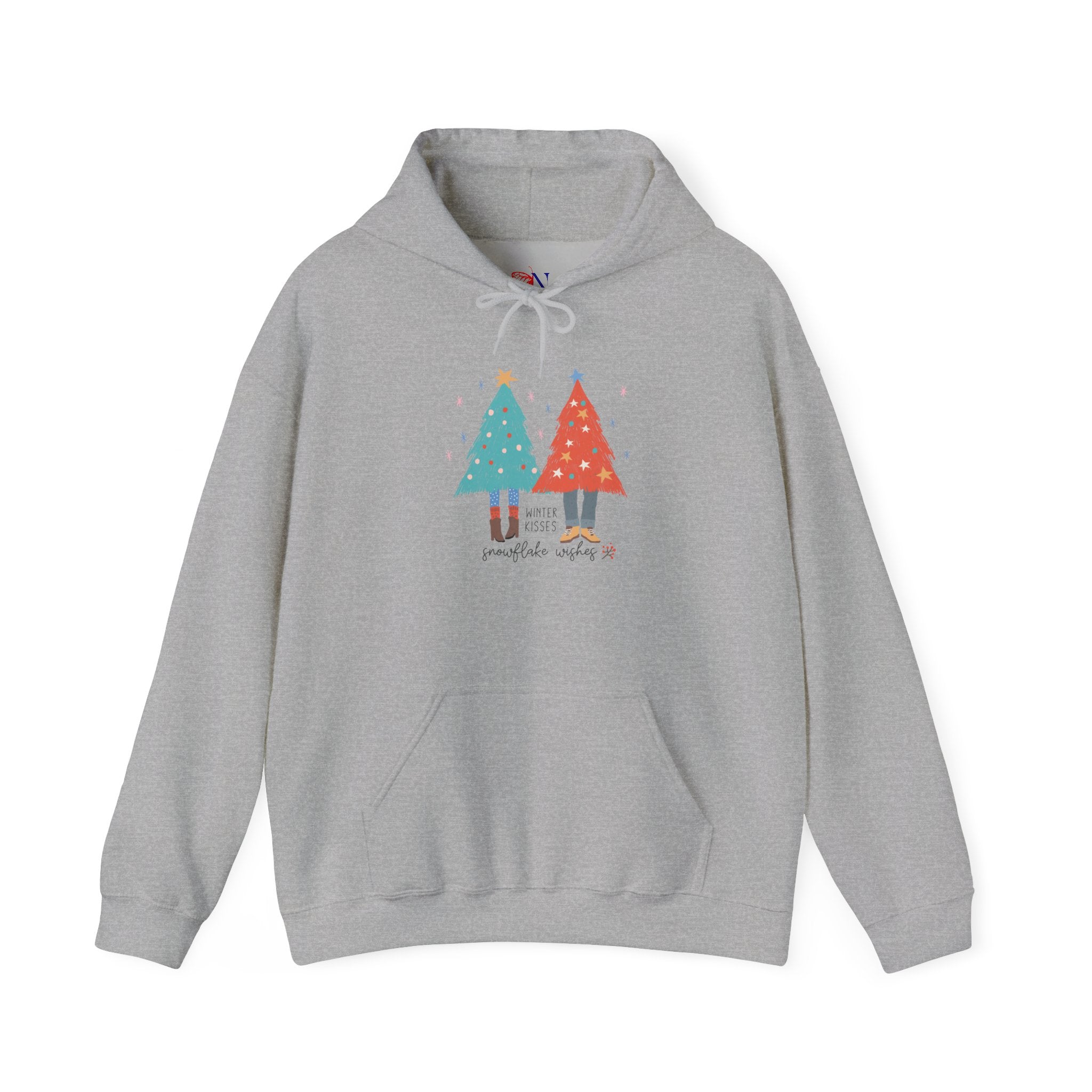 Winter Kisses Snowflake Wishes Hoodie