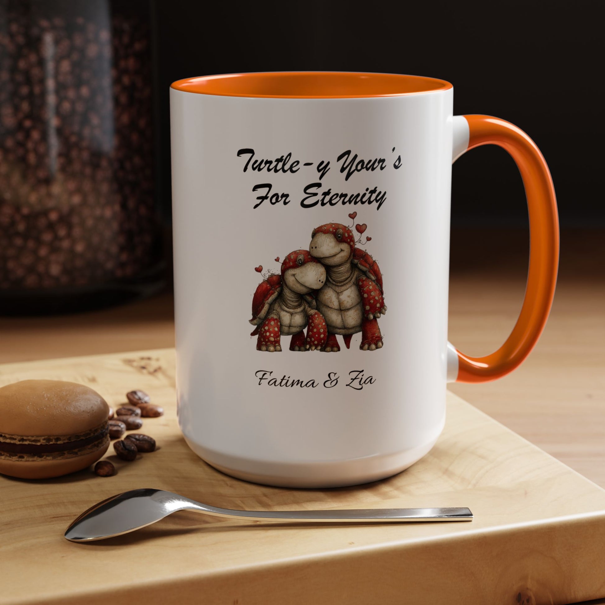 Turtle-y Yours Illustration Mug Lifestyle Mockup | Nutty Designs